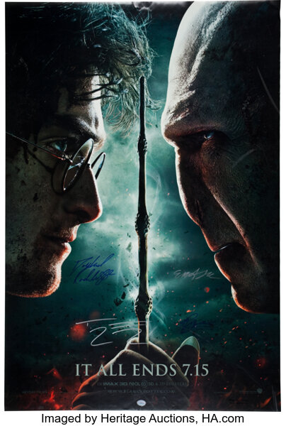 harry potter and the deathly hallows part 2 poster it all ends