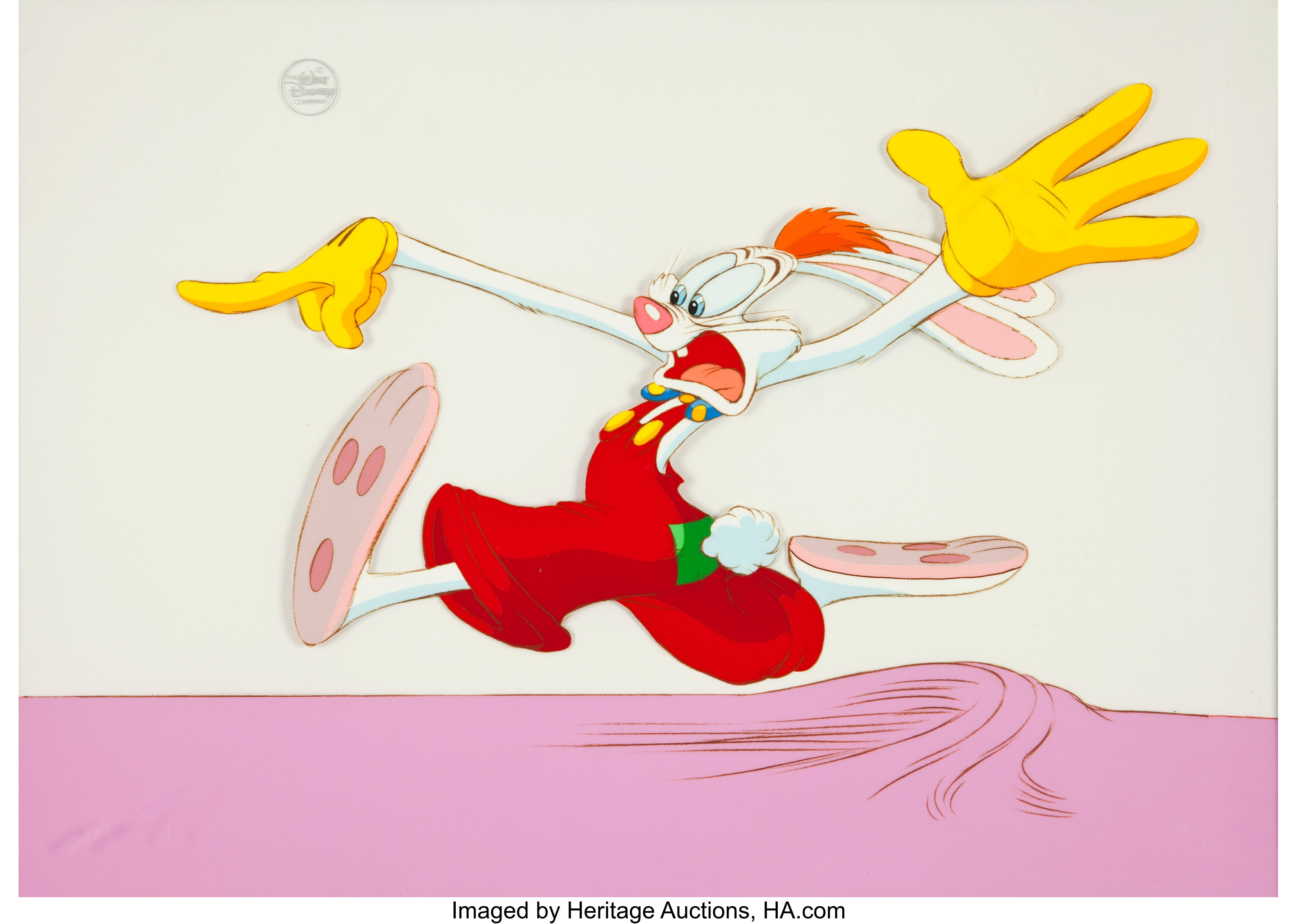 Roger Rabbit Production Cel Animation Art (Disney, 1989). ... | Lot ...