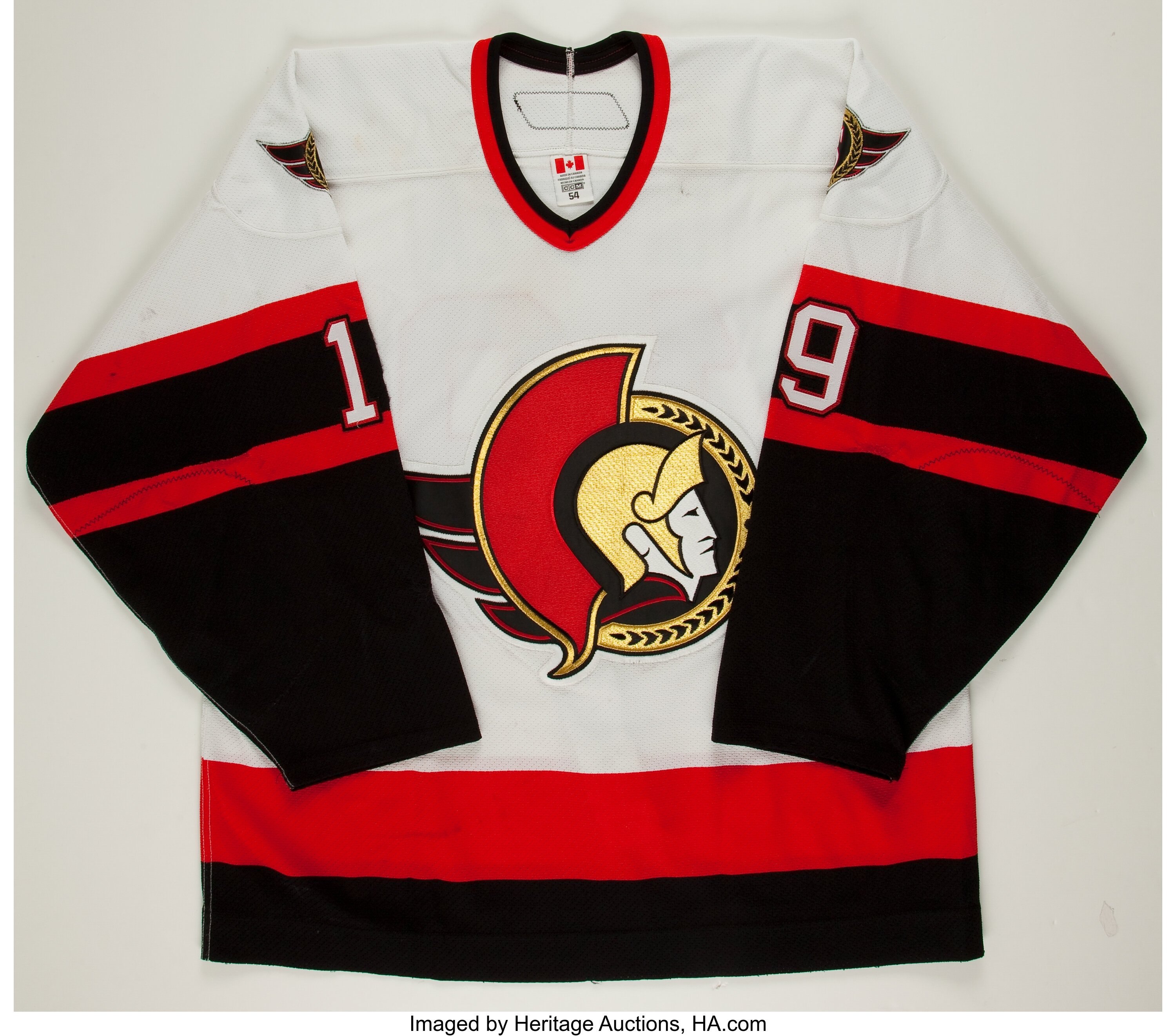 Ottawa Senators Vintage CCM Hockey Jersey Made in Canada 