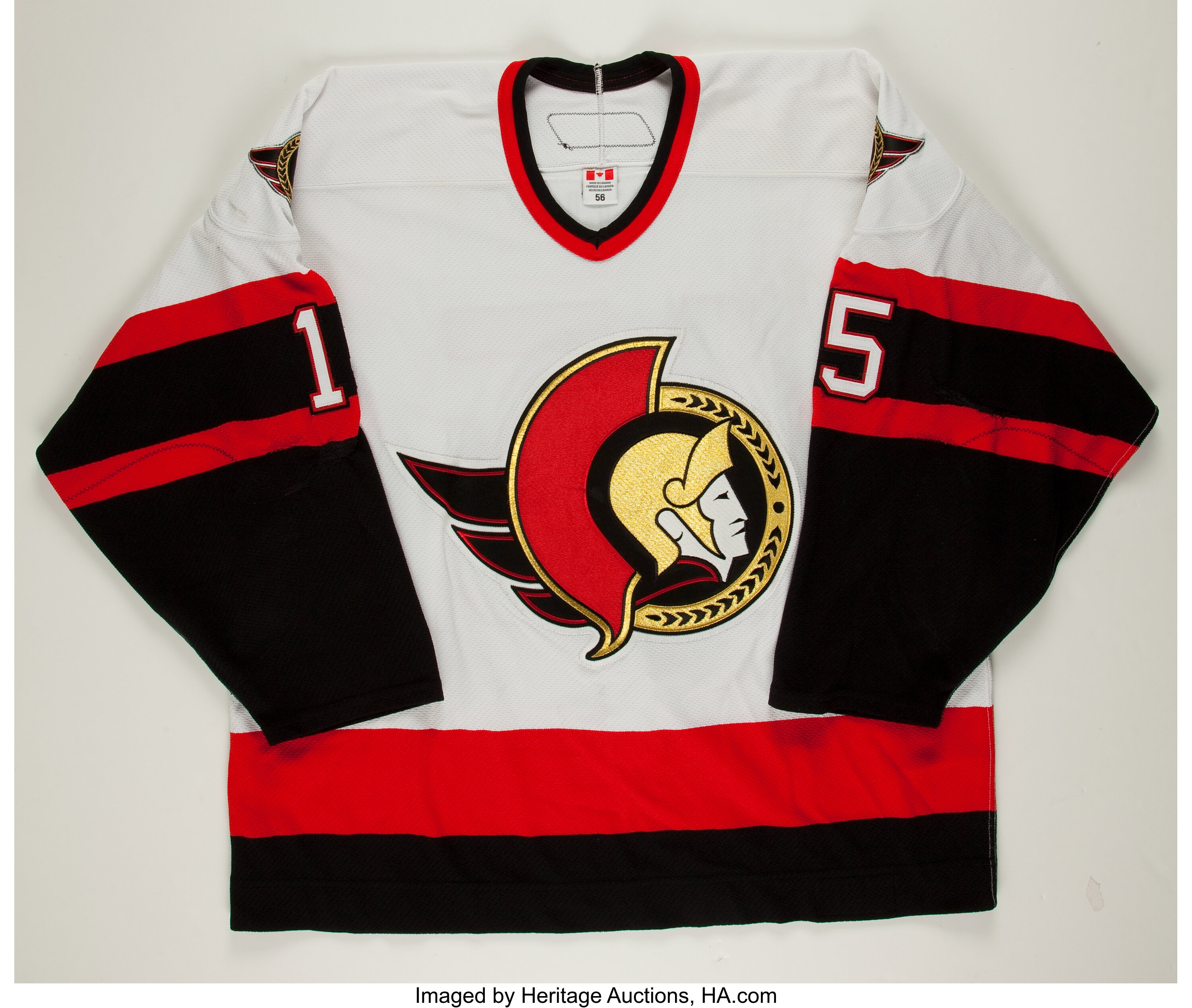 Dany Heatley Game Worn Ottawa Senators Jersey - OTTAWA SENATORS