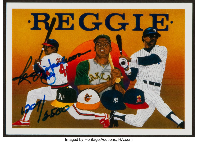Vintage Reggie Jackson 5 of 9 Baseball Card 1990 Upper Deck 