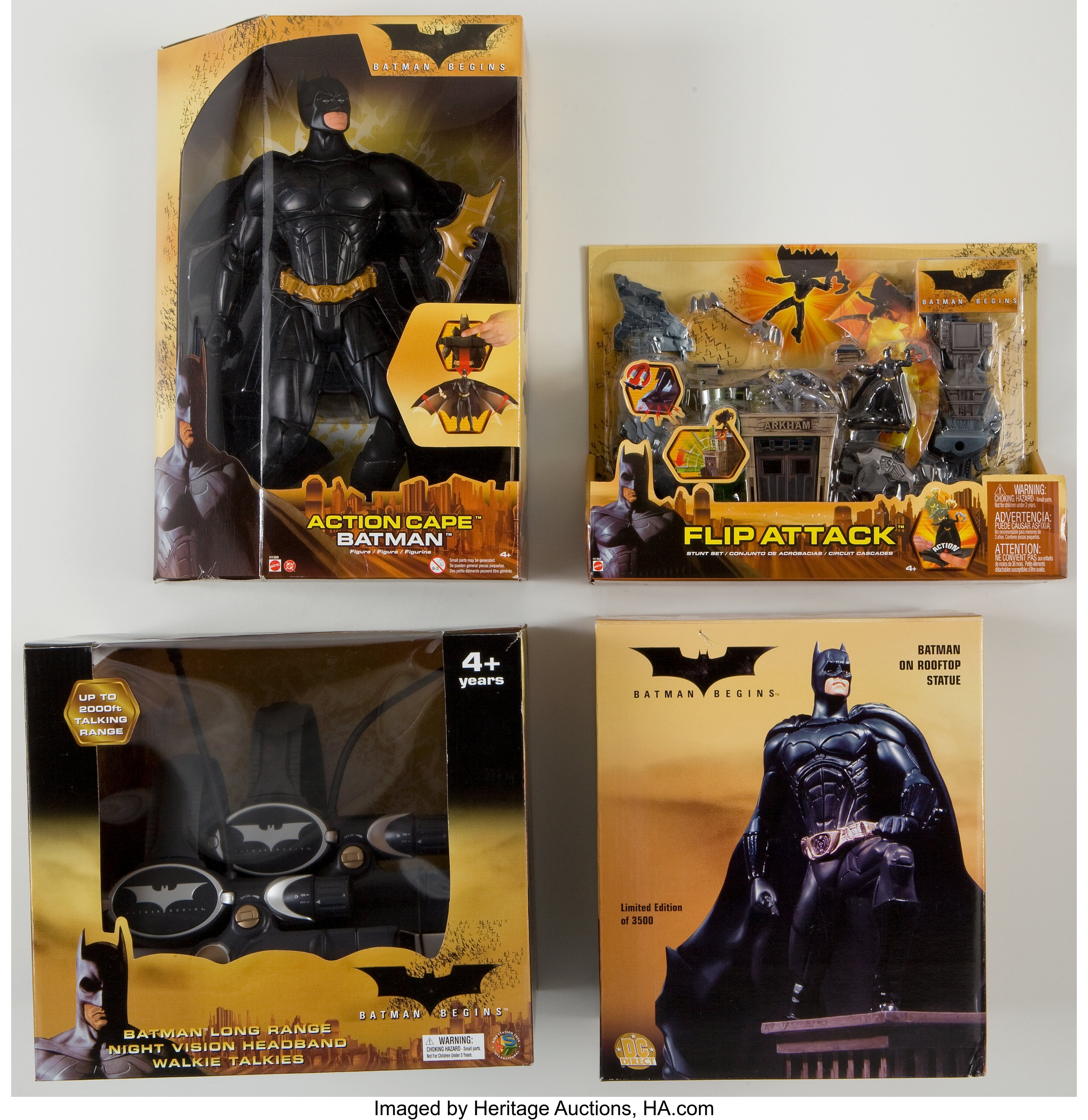 Batman Begins Figures and Gadgets (DC, 2005).... (Total: 4 Items) | Lot  #12682 | Heritage Auctions