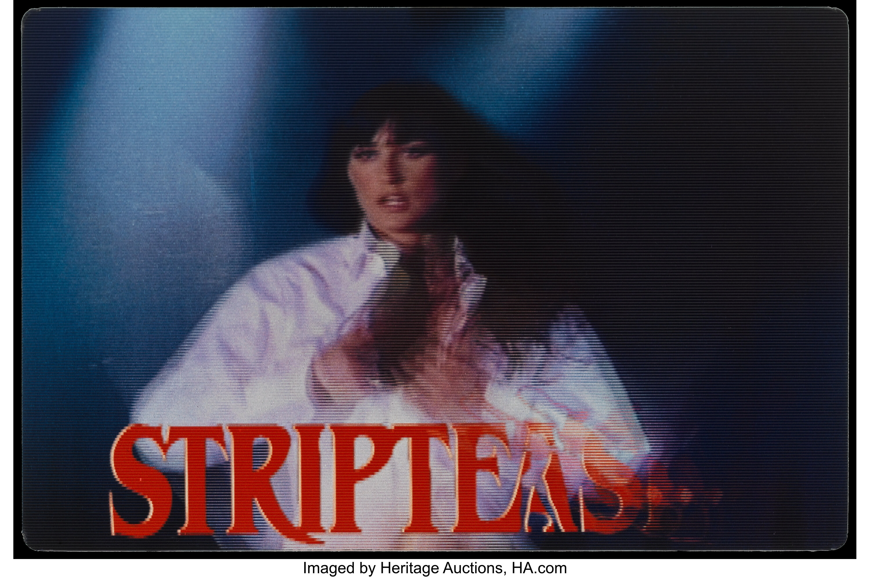 Striptease (Columbia, 1996). Lenticular 3-D Motion Card (3.75