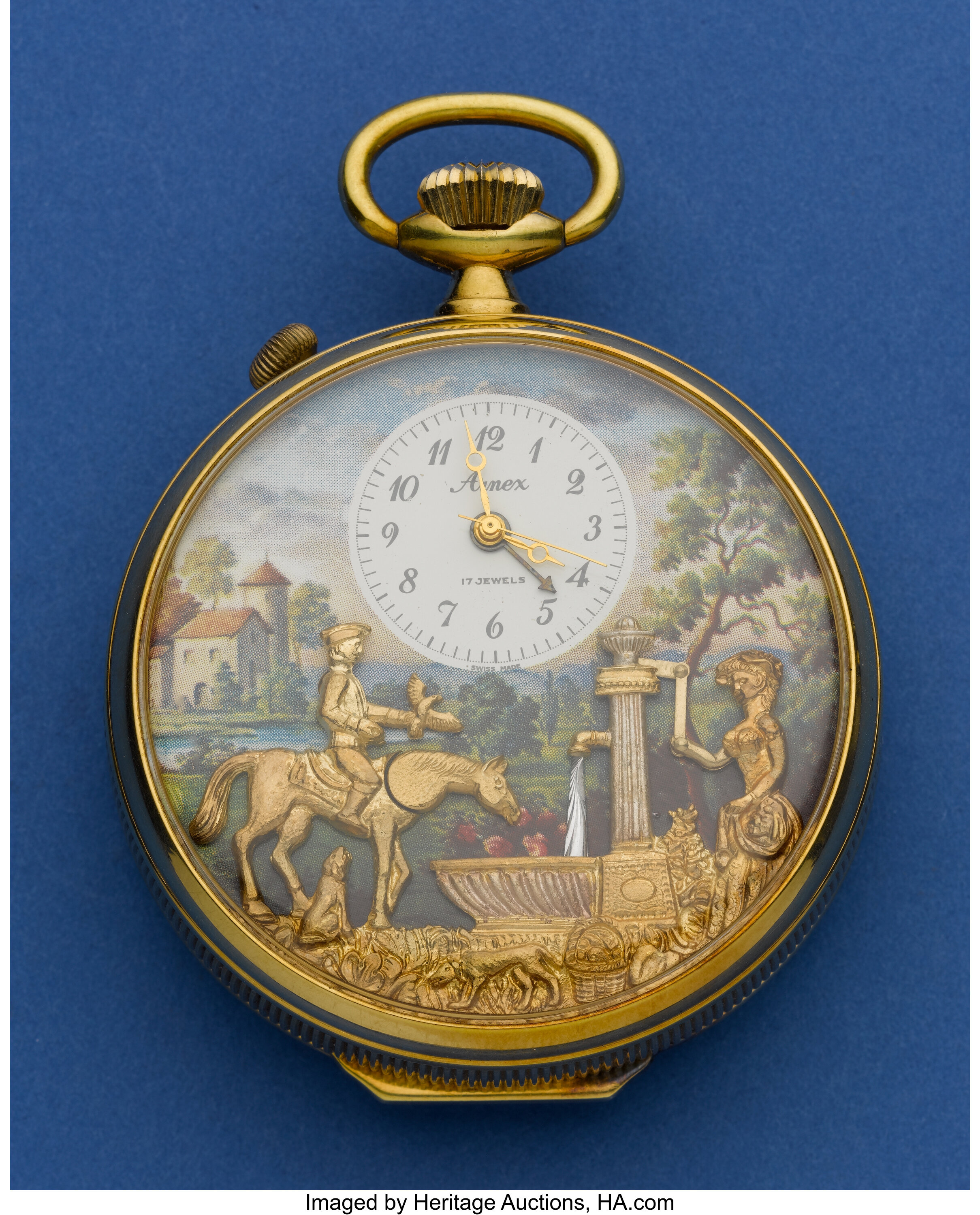 Arnex Musical Automaton Pocket Watch. ... Timepieces Swiss and | Lot ...