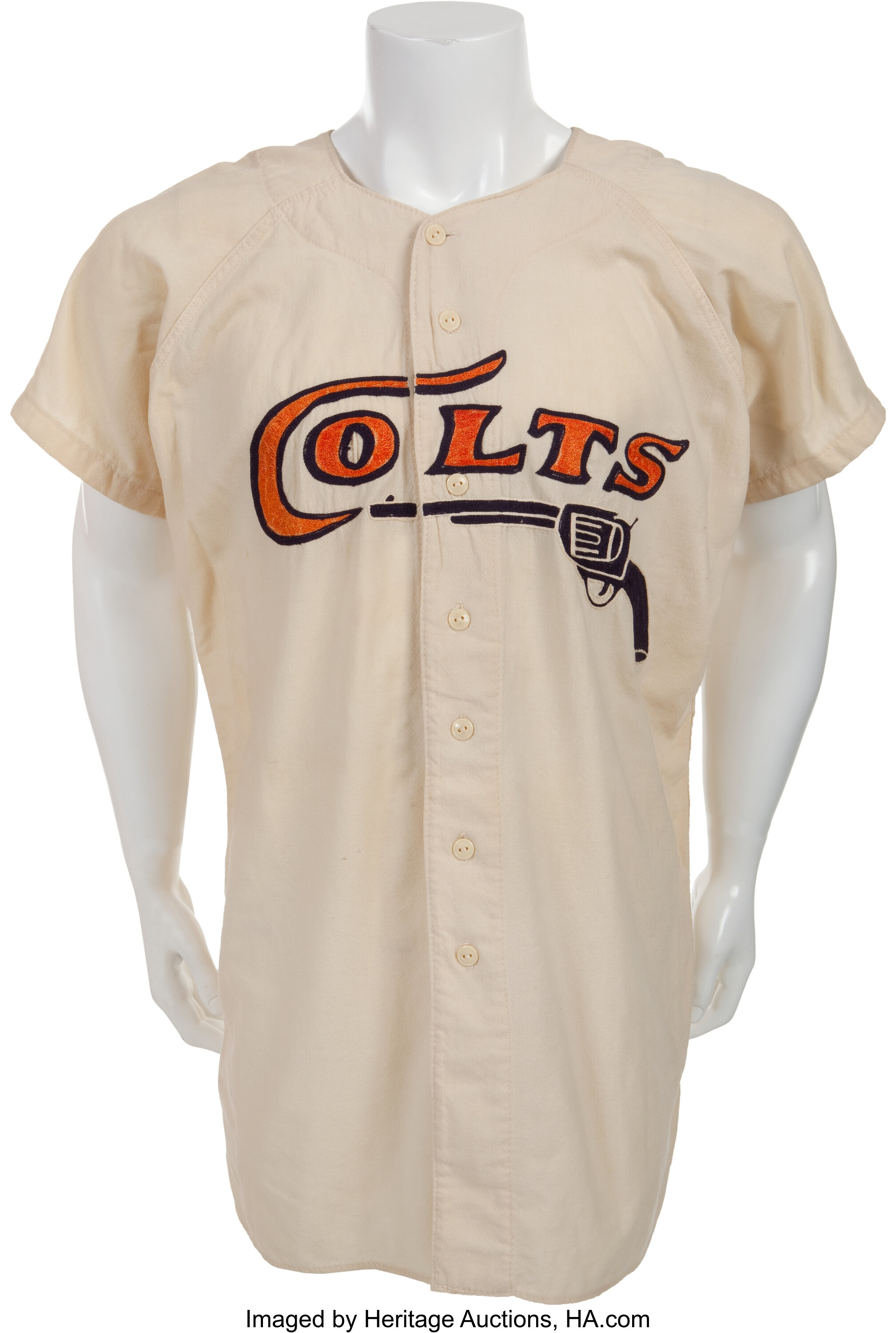 1962-64 Houston Colt .45's Game Worn Jersey. Fantastic vintage, Lot #64125