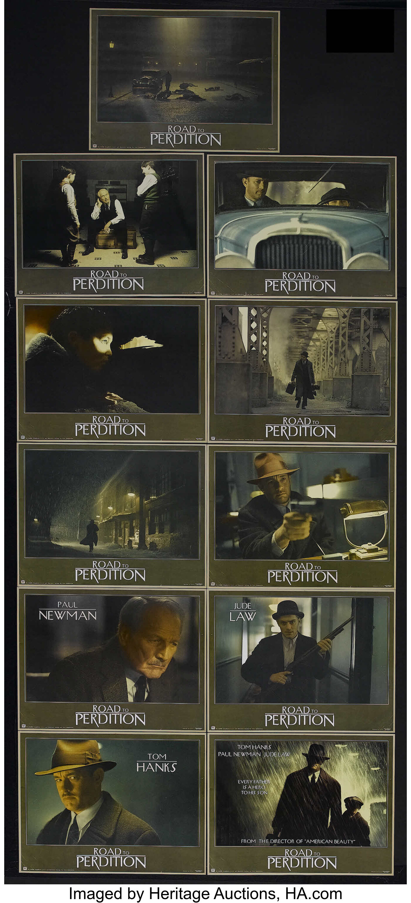 Road To Perdition Dreamworks Skg 02 Lobby Card Set Of 11 Lot 261 Heritage Auctions