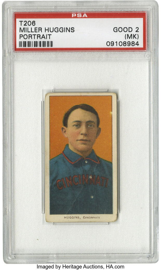 1909-11 T206 Miller Huggins Portrait Psa Good 2 (mk). While Shown 