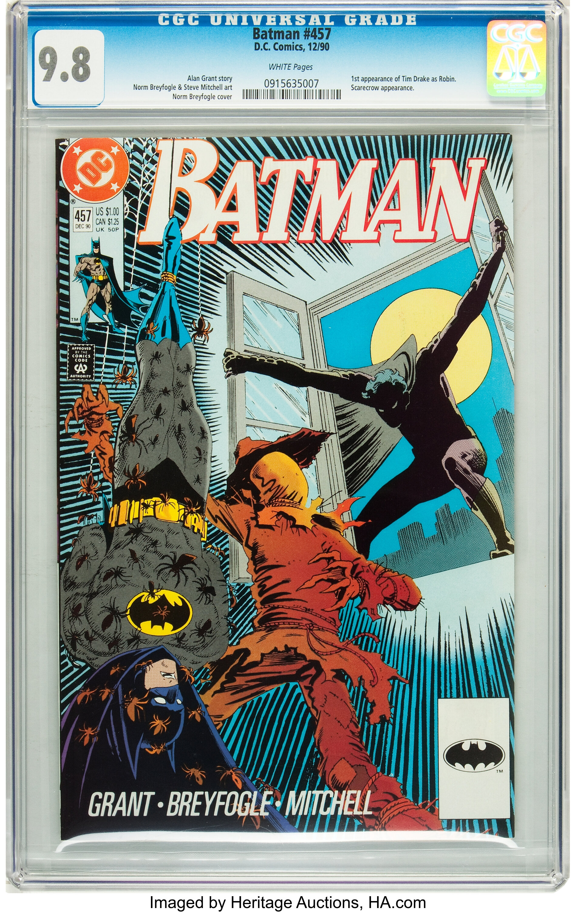 Batman #457 (DC, 1990) CGC NM/MT  White pages.... Modern Age | Lot  #10115 | Heritage Auctions