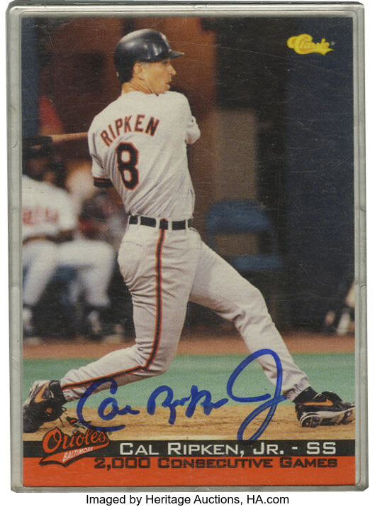 Sold at Auction: Group of 7 Cal Ripken Jr. Baseball cards