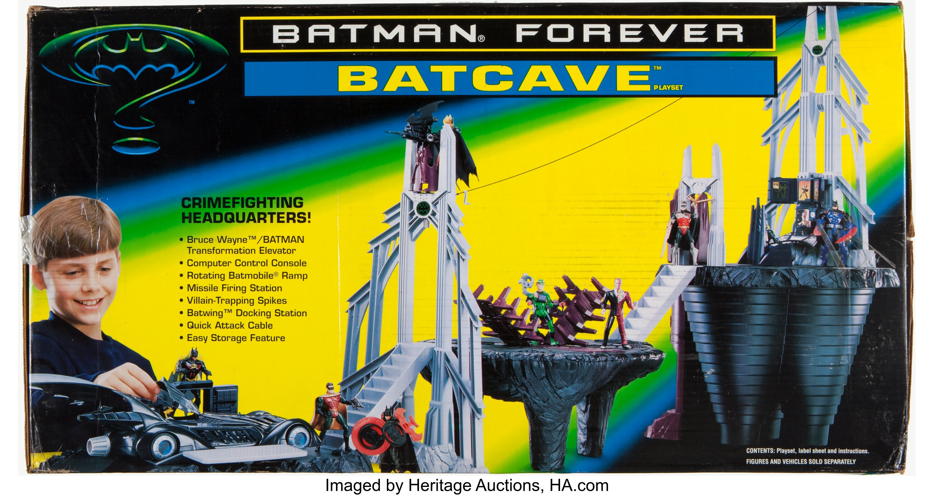 Batman Forever Batcave (Kenner, 1995).... Memorabilia Superhero | Lot  #14582 | Heritage Auctions
