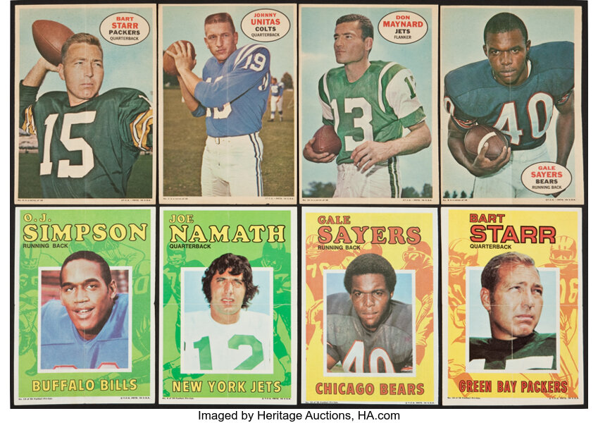 1971 Topps # 1971 Topps Chicago Bears Team Set