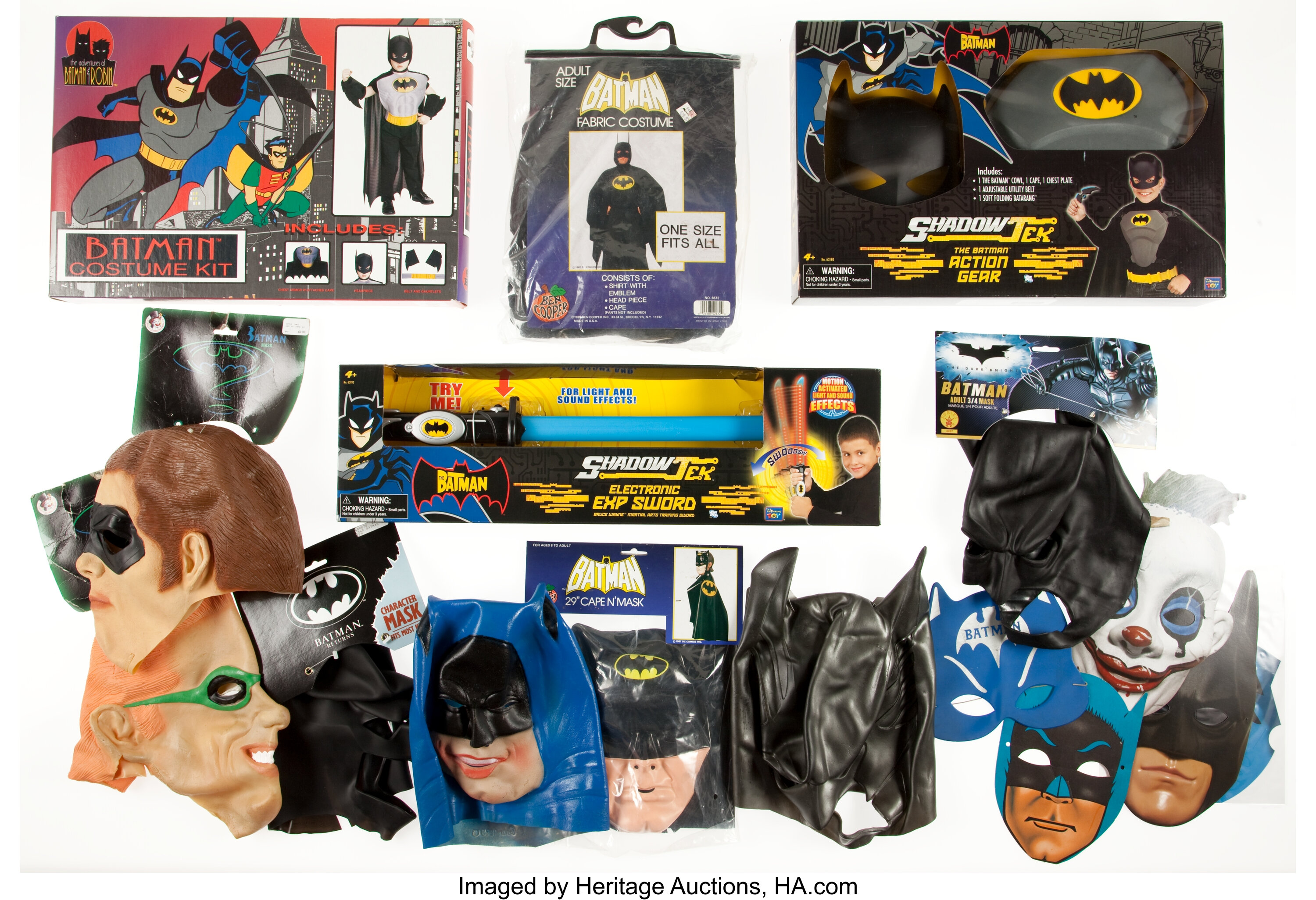 Batman Mask and Costume Group (1980s-90s).... Memorabilia Superhero | Lot  #12631 | Heritage Auctions