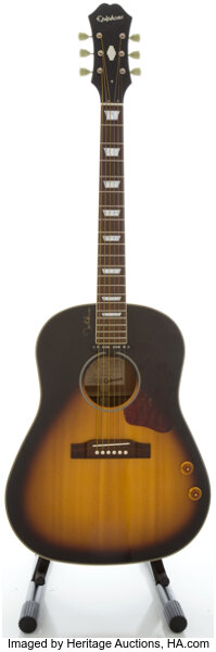 Epiphone EJ-160E John Lennon Sunburst Acoustic Guitar, Serial