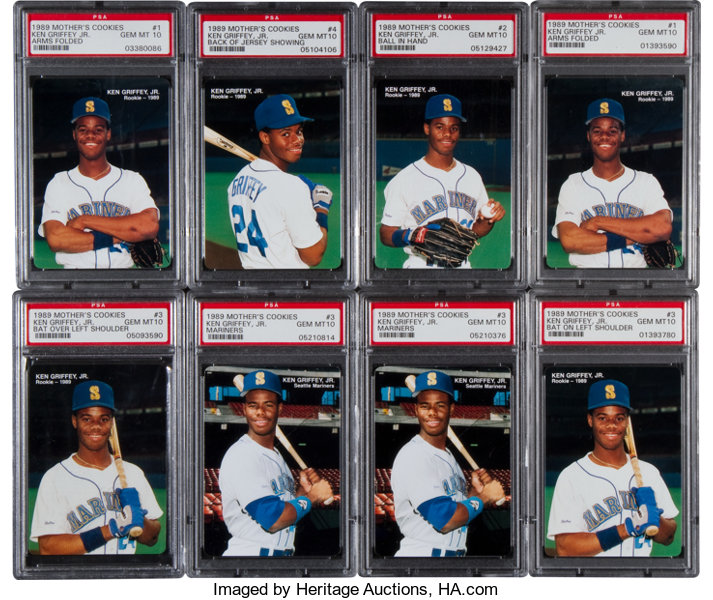 1989 Mother's Cookies Ken Griffey Jr Ken Griffey Jr. (Bat Over Left  Shoulder)