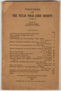 Publications of the Texas Folk-Lore Society Number IV