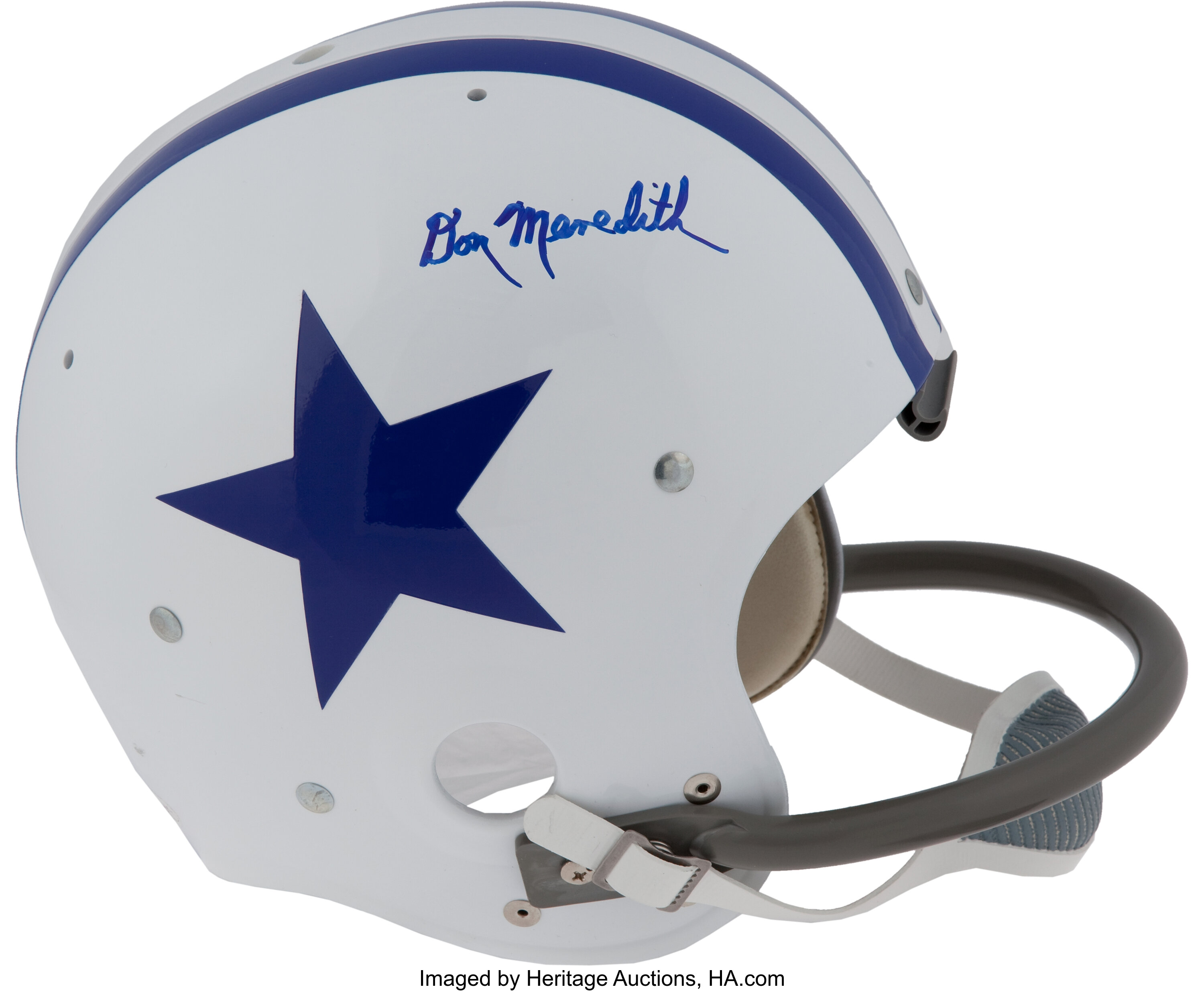 Dallas Cowboys style NFL Vintage Football Helmet - DON MEREDITH 1967-1968