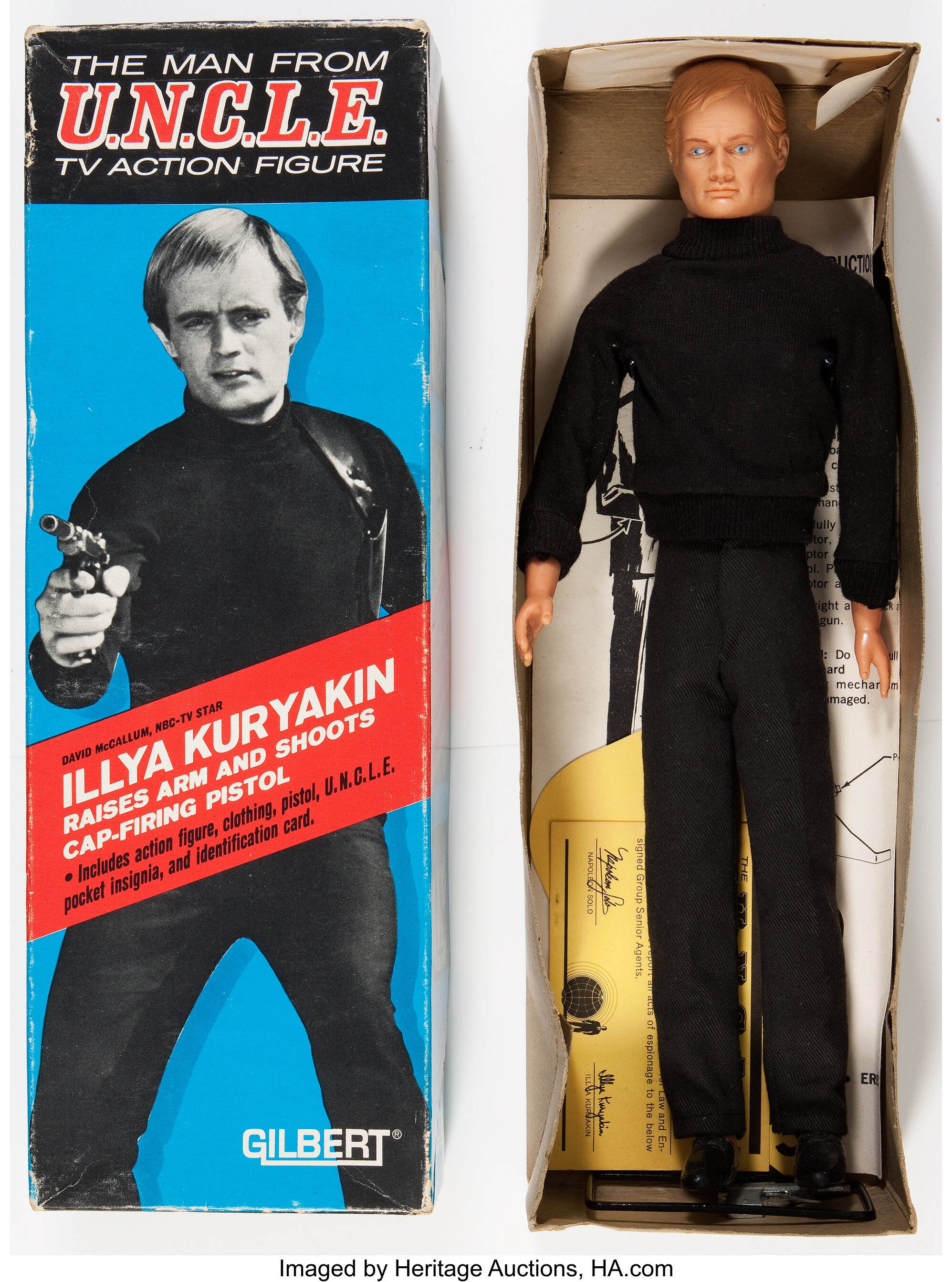 Man From U.N.C.L.E. Illya Kuryakin Action Figure (Gilbert, | Lot