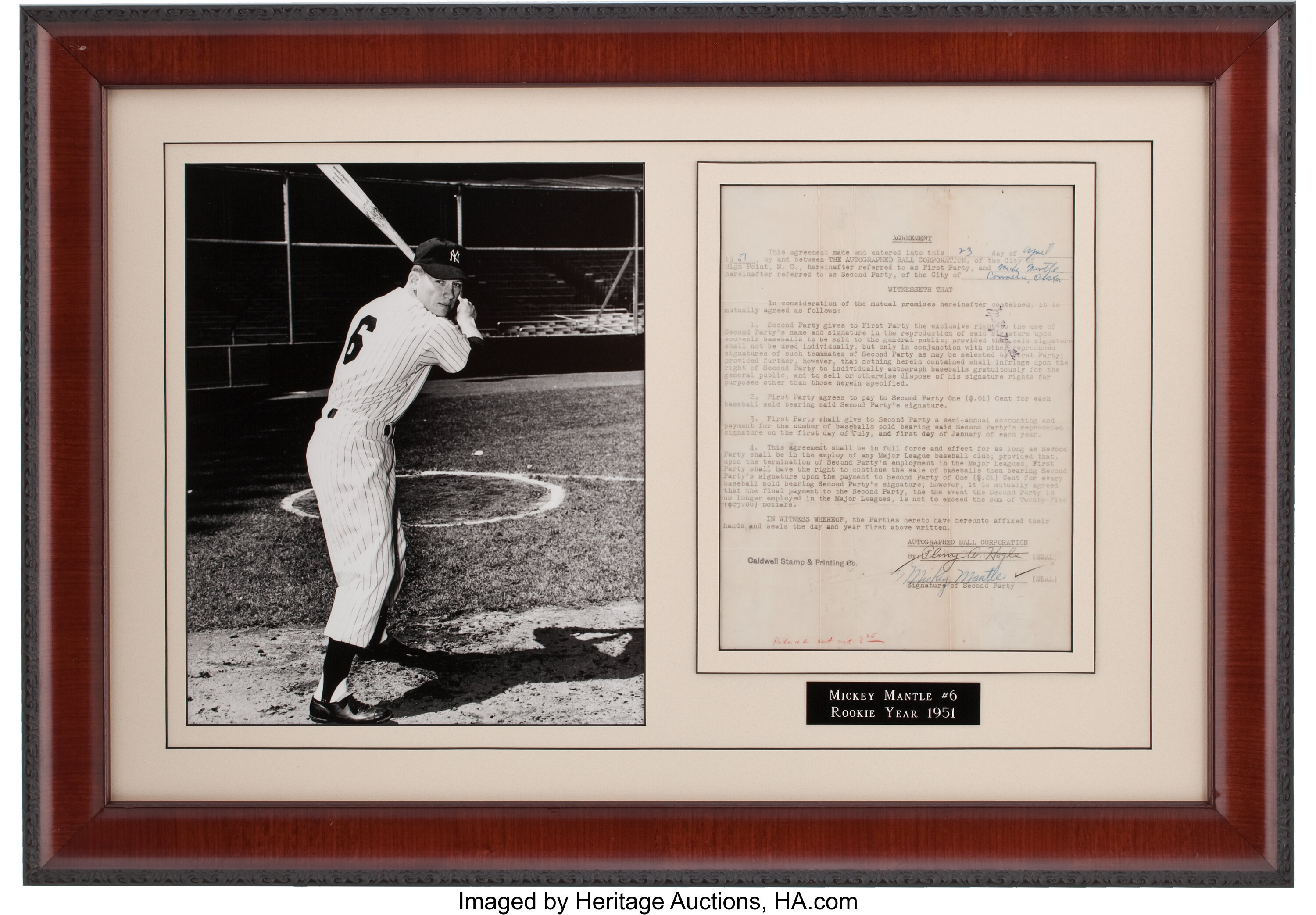 Mickey Mantle MLB Debut (1951)