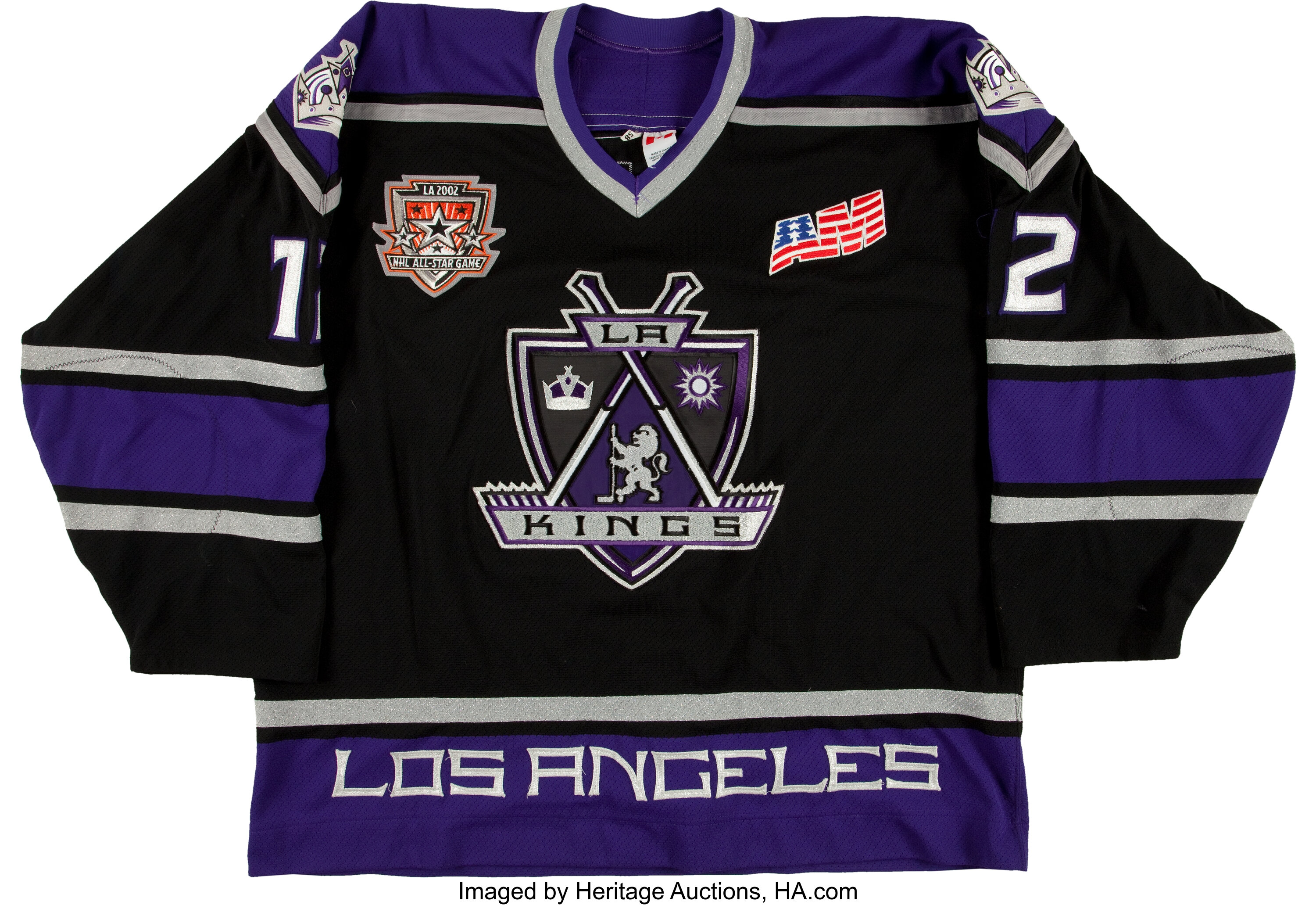 2001-02 Ken Belanger Game Worn Los Angeles Kings Jersey. Hockey, Lot  #82209