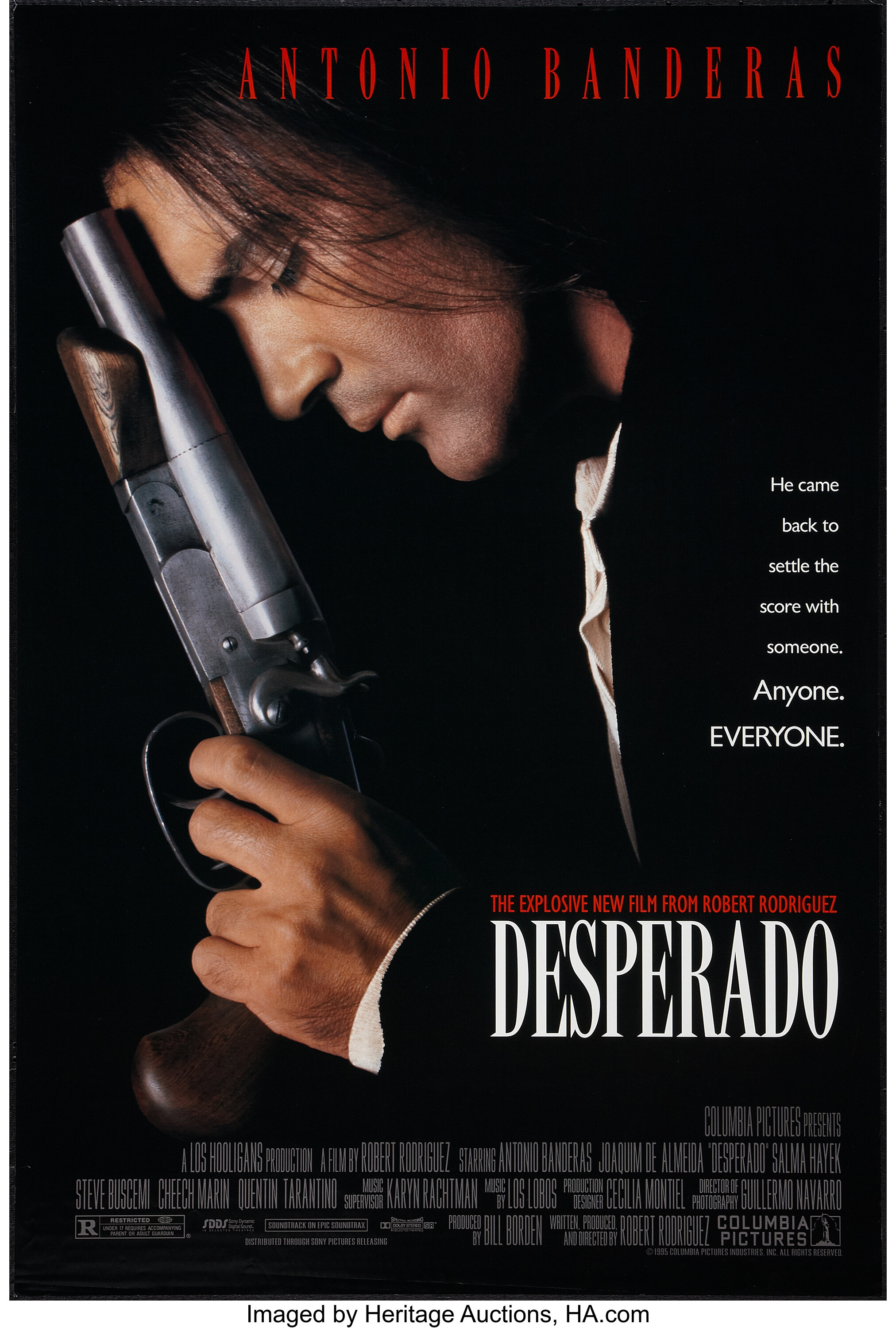 ANTONIO BANDERAS in DESPERADO, 1995, directed by ROBERT RODRIGUEZ