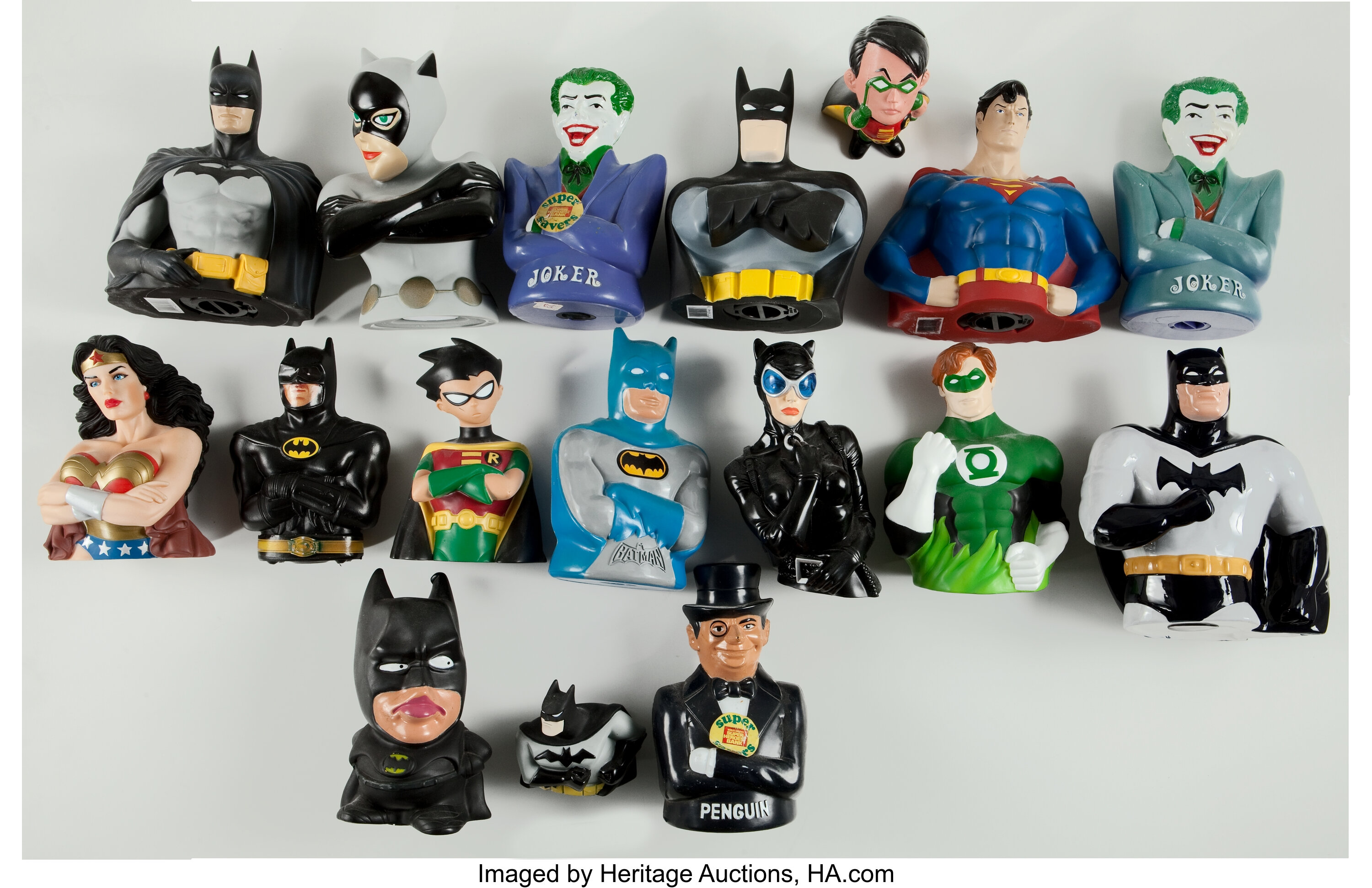 Batman and DC Character Bank Group (1970s-2000s).... (Total: 17 | Lot  #11665 | Heritage Auctions