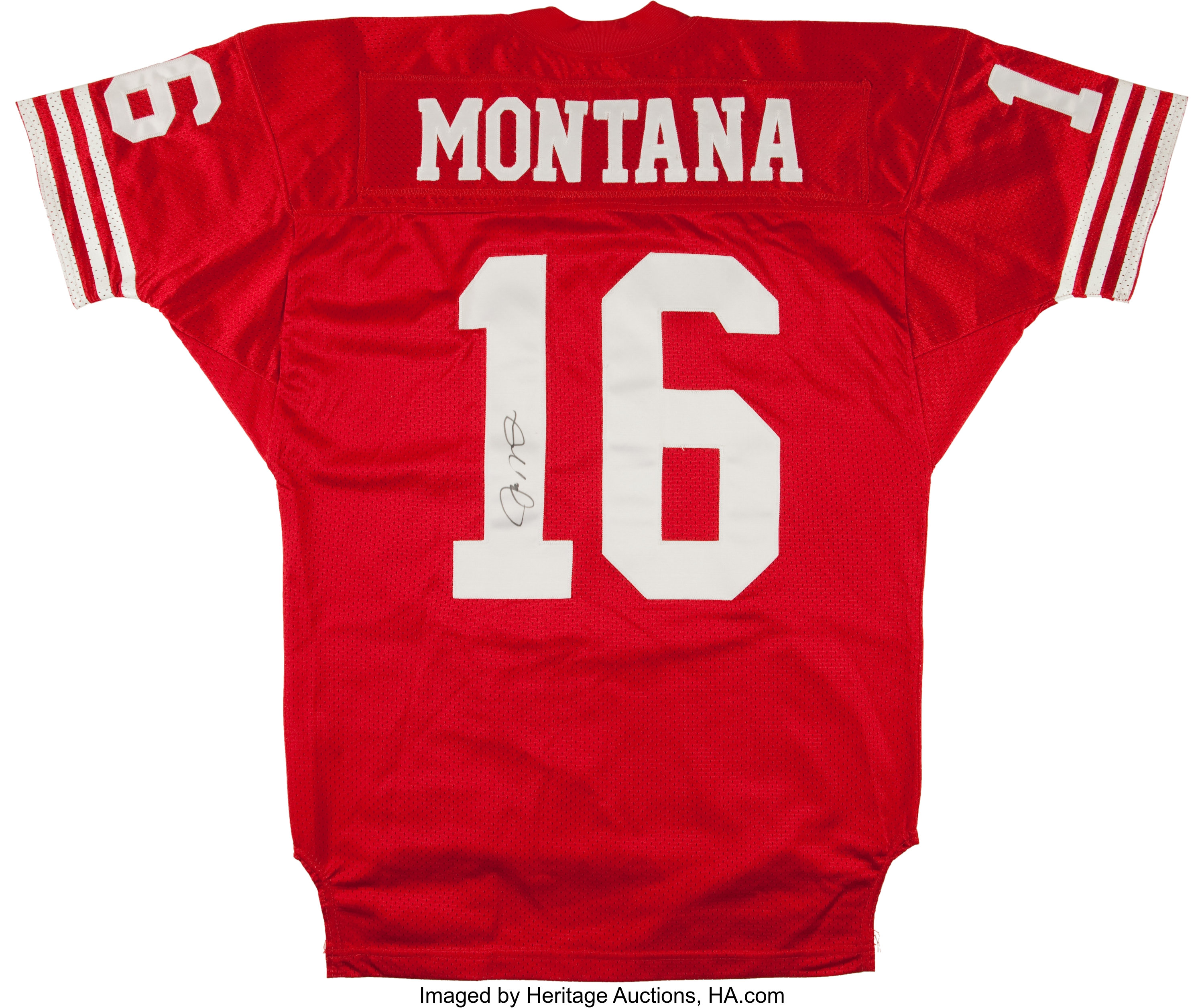 Joe Montana Signed San Francisco 49ers Jersey. Football, Lot #41146, Heritage Auctions