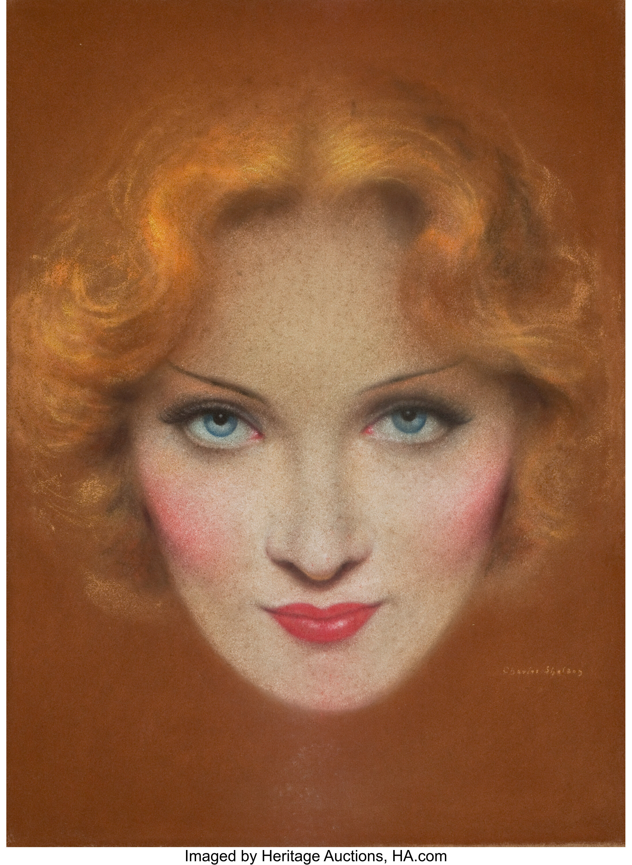 CHARLES GATES SHELDON (American, 1889-1960). Marlene Dietrich - | Lot ...