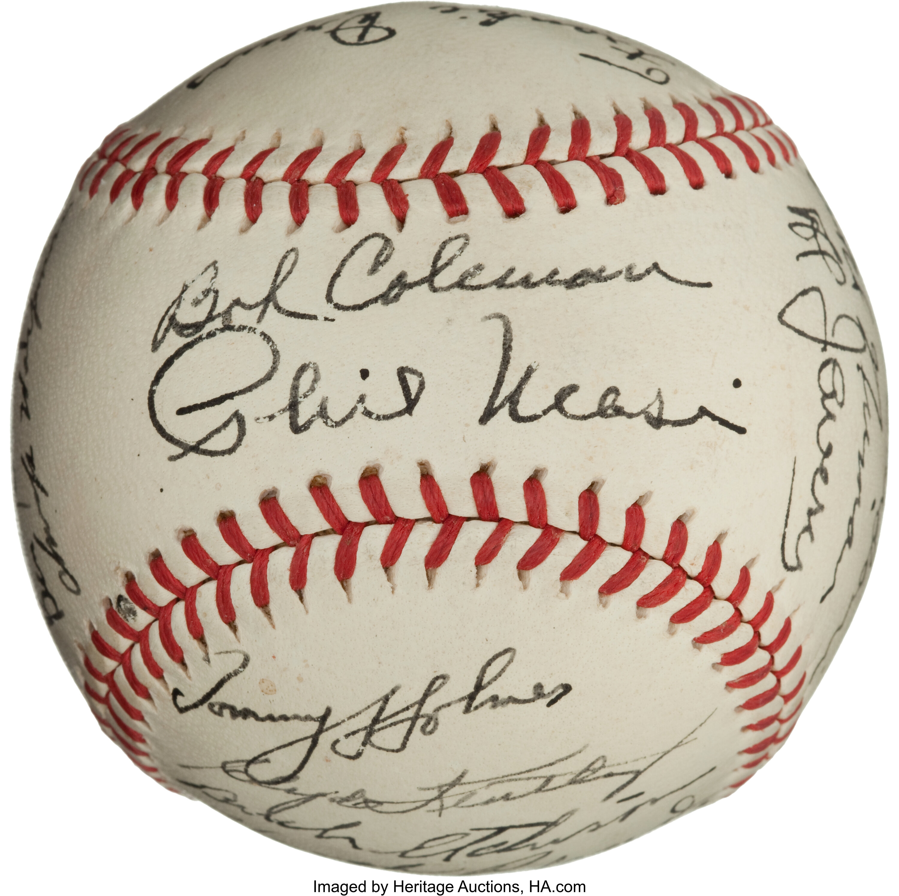 1966 Atlanta Braves Team Signed Baseball (29 Signatures)., Lot #40093