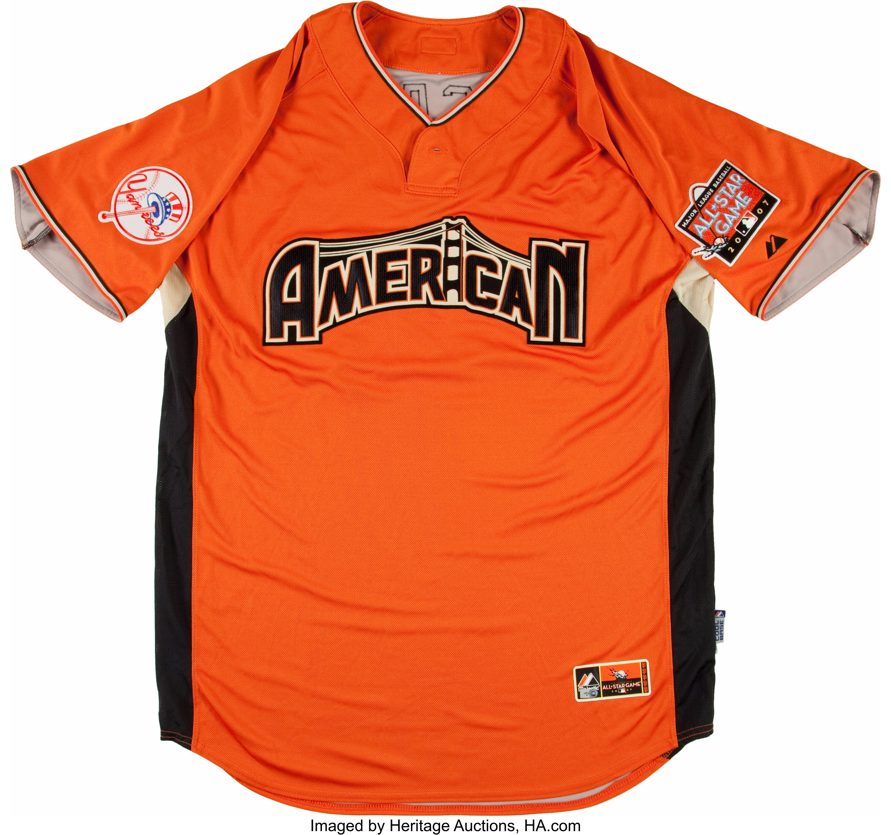 All Star 2007 Authentic AMERICAN Majestic Game Jersey