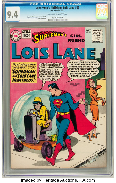 Lois Lane in search of Superman