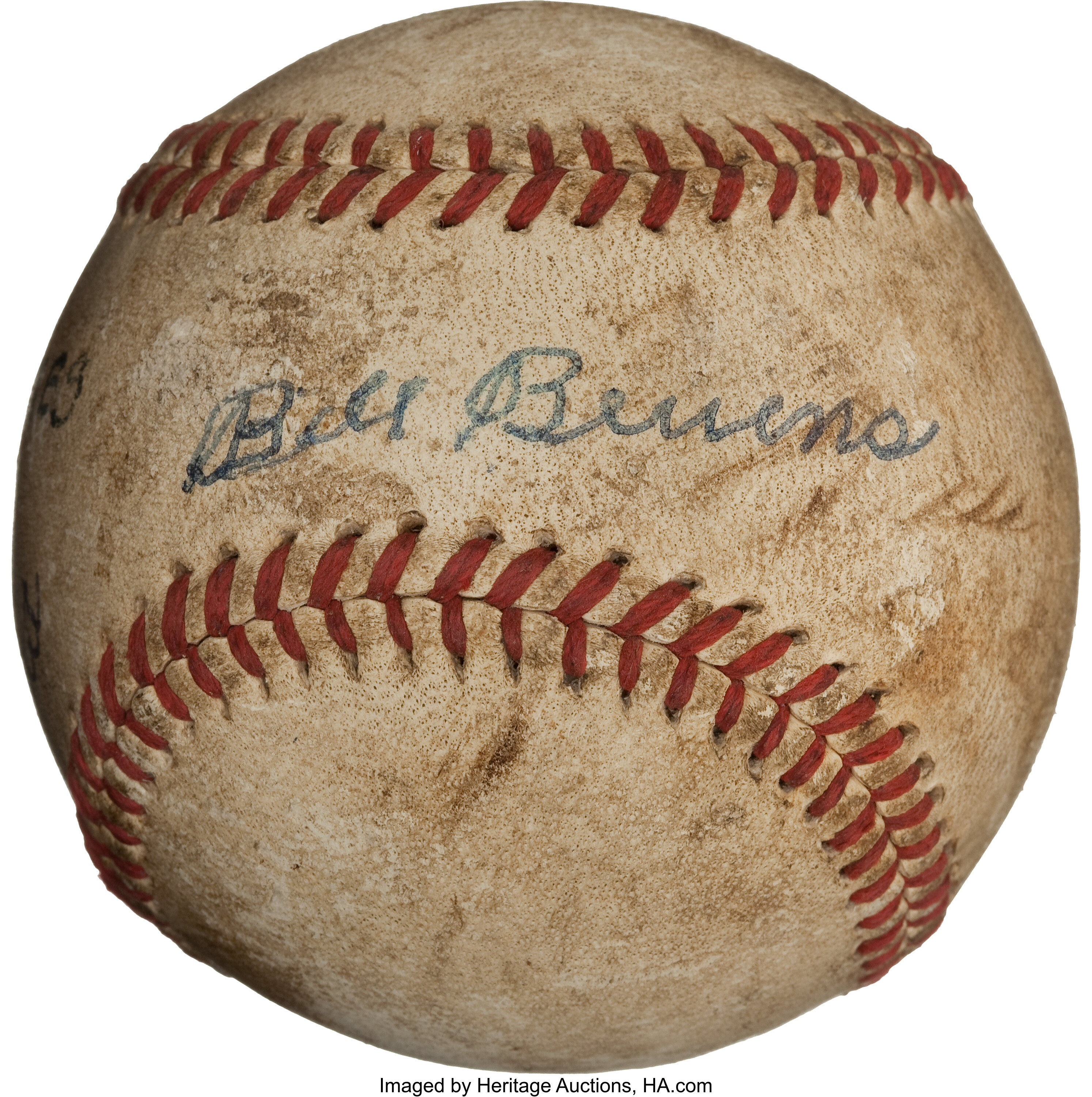 1952 St. Louis Browns Team-Signed OAL (Harridge) Baseball -18