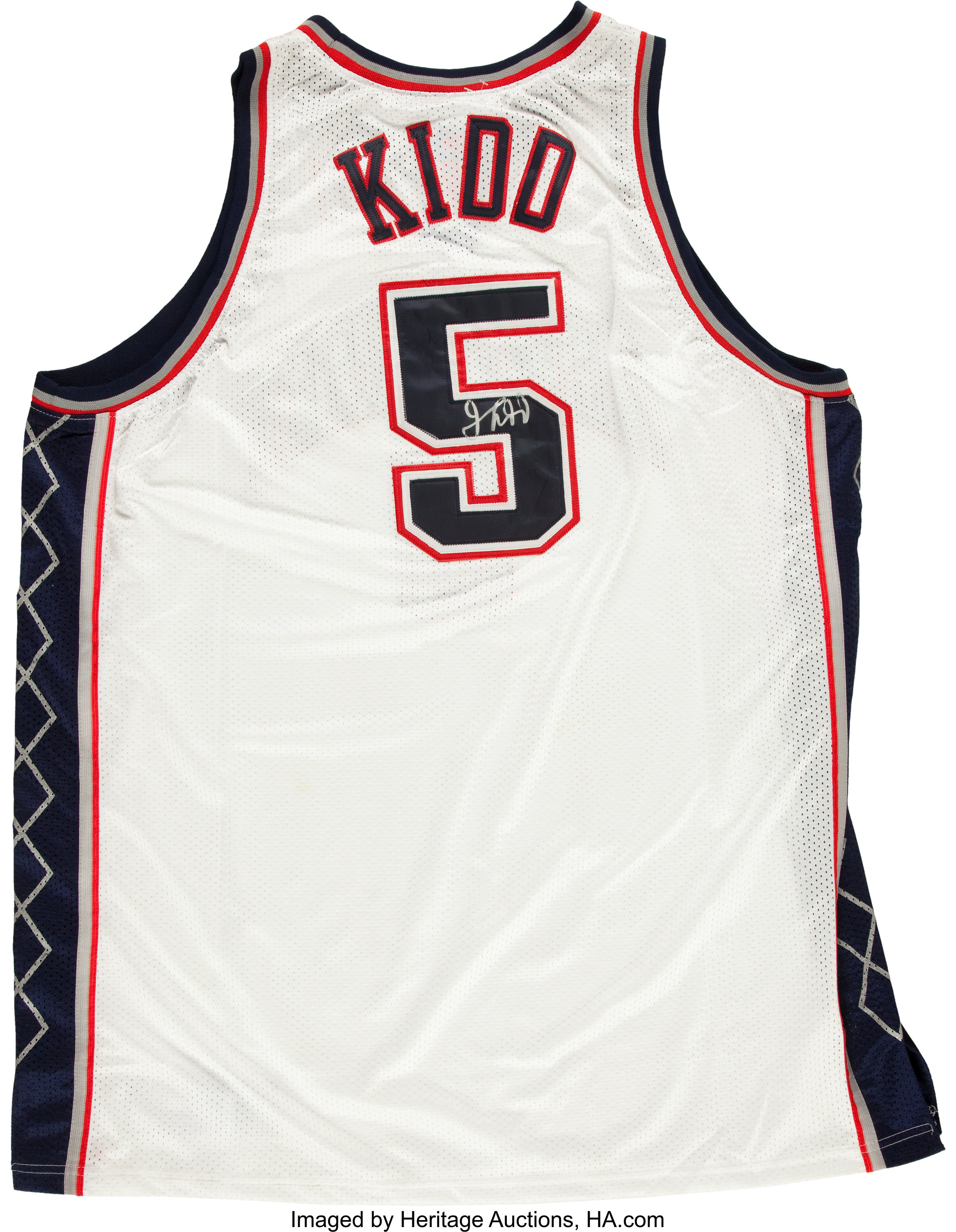 Jason Kidd Signed New Jersey Nets Jersey. Basketball