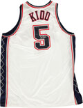 Jason Kidd Autographed Signed Framed New Jersey Nets Jersey 