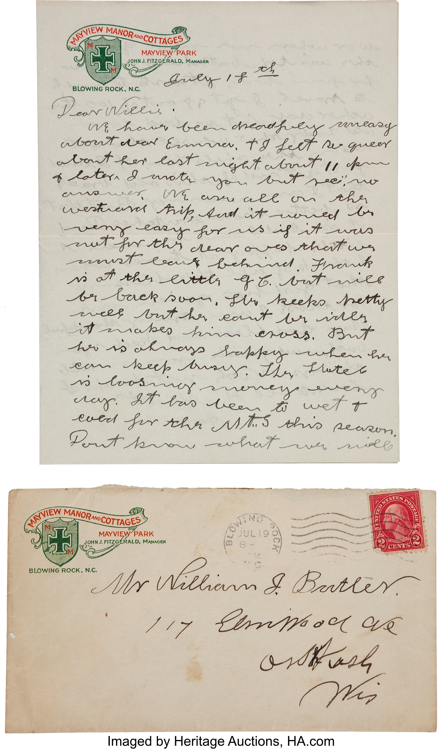 Annie Oakley: Autograph Letter Signed, to her Brother-in-law | Lot #44045 |  Heritage Auctions