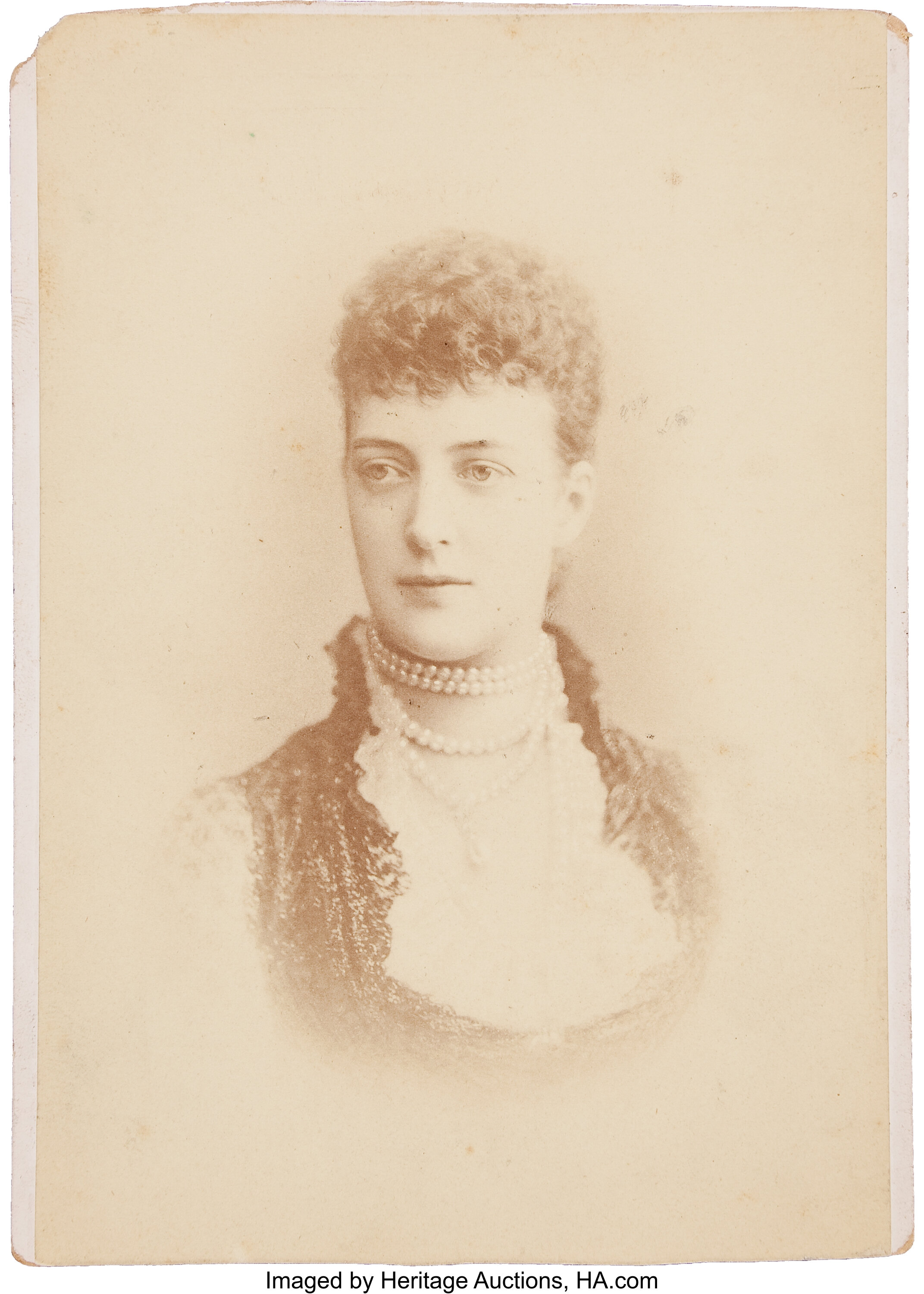 Annie Oakley: A Cabinet Photo of Britain's Queen-to-be Alexandra | Lot  #44016 | Heritage Auctions