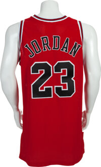 1992-93 Michael Jordan Game Worn Chicago Bulls Champion Home White