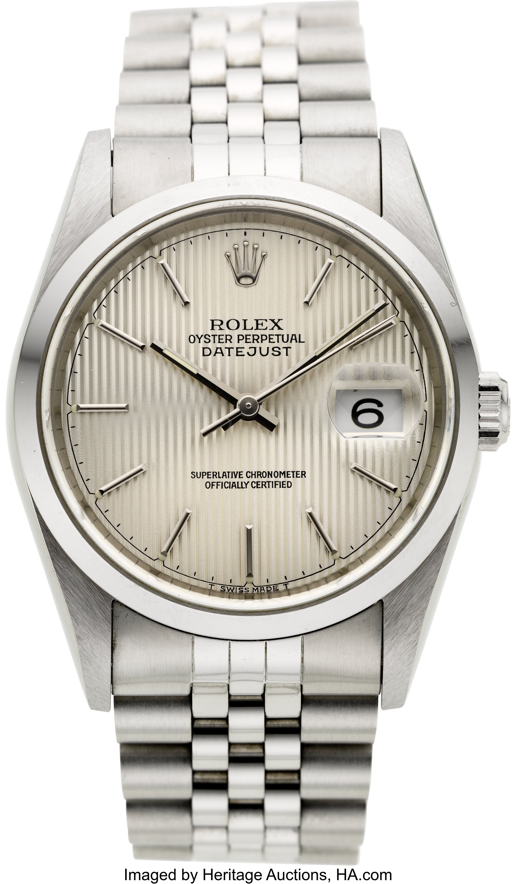 Rolex Ref. 16200 Gent s Steel Oyster Perpetual Datejust circa