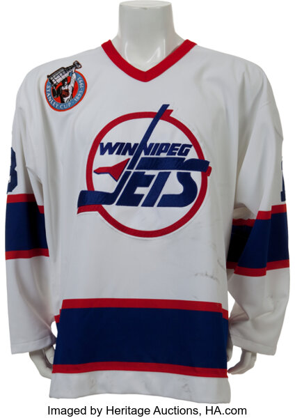 Winnipeg Jets 1973-74 jersey artwork, This is a highly deta…