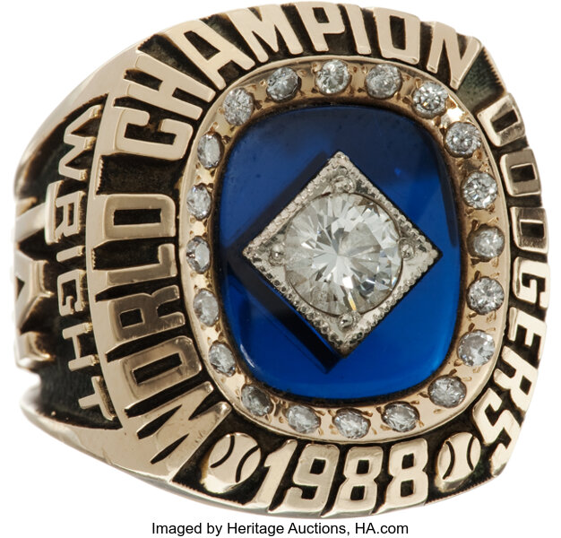 Los Angeles Dodgers 1988 World Series Ring  World series rings, Dodgers,  1988 dodgers