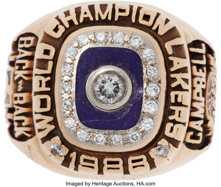 1988 Los Angeles Lakers NBA Championship Players Ring Presented To Tony  Campbell, Sotheby's & Goldin Auctions Present: A Century of Champions, 2020