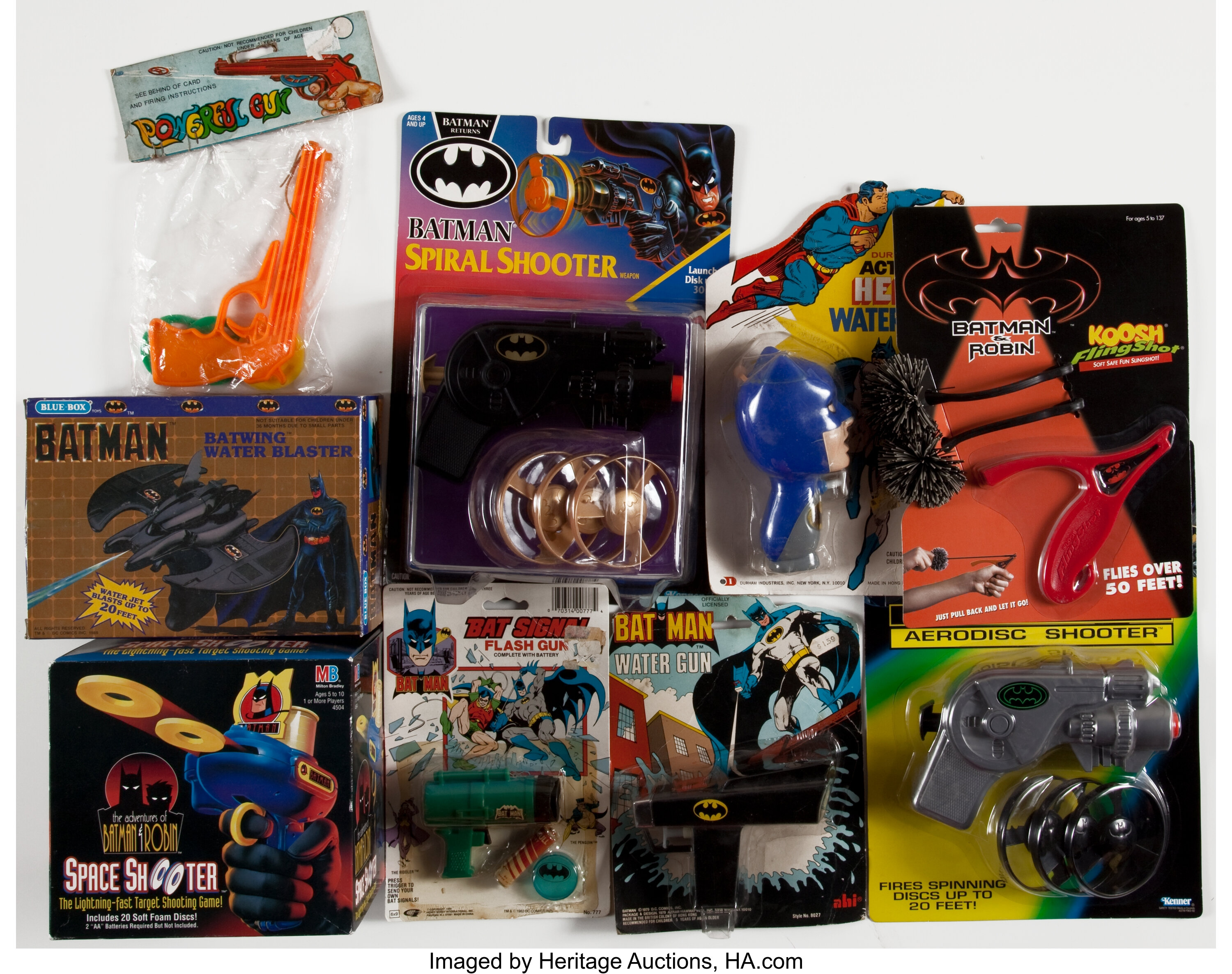 Batman Toy Gun Group (1990s).... (Total: 9 Items) Memorabilia | Lot #11605  | Heritage Auctions