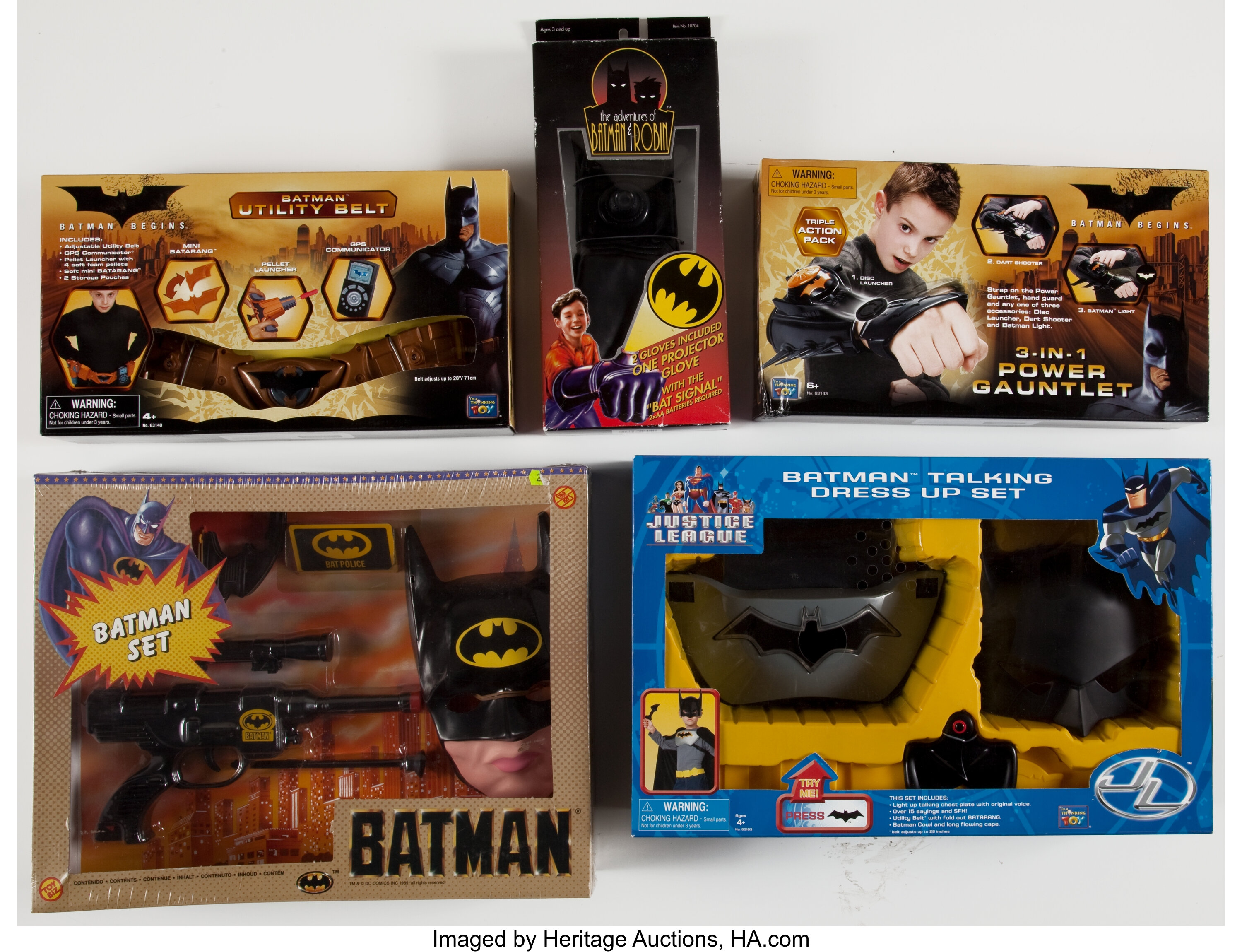 Batman Utility Belt and Related Item Group (1989-2005).... (Total: | Lot  #12569 | Heritage Auctions