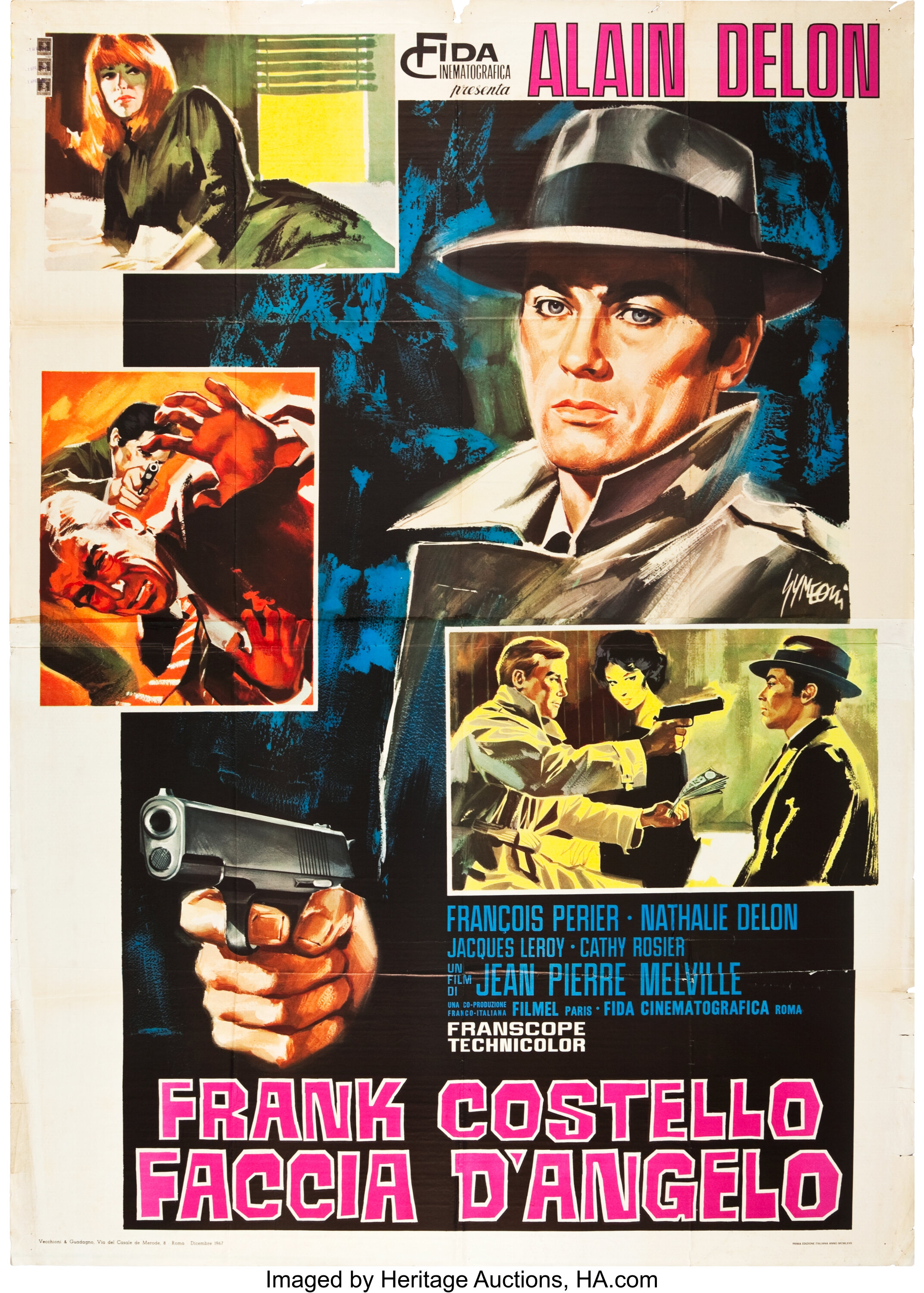 Le Samouraï (Fida Cinematografica, 1967). Italian 4 - Foglio (55