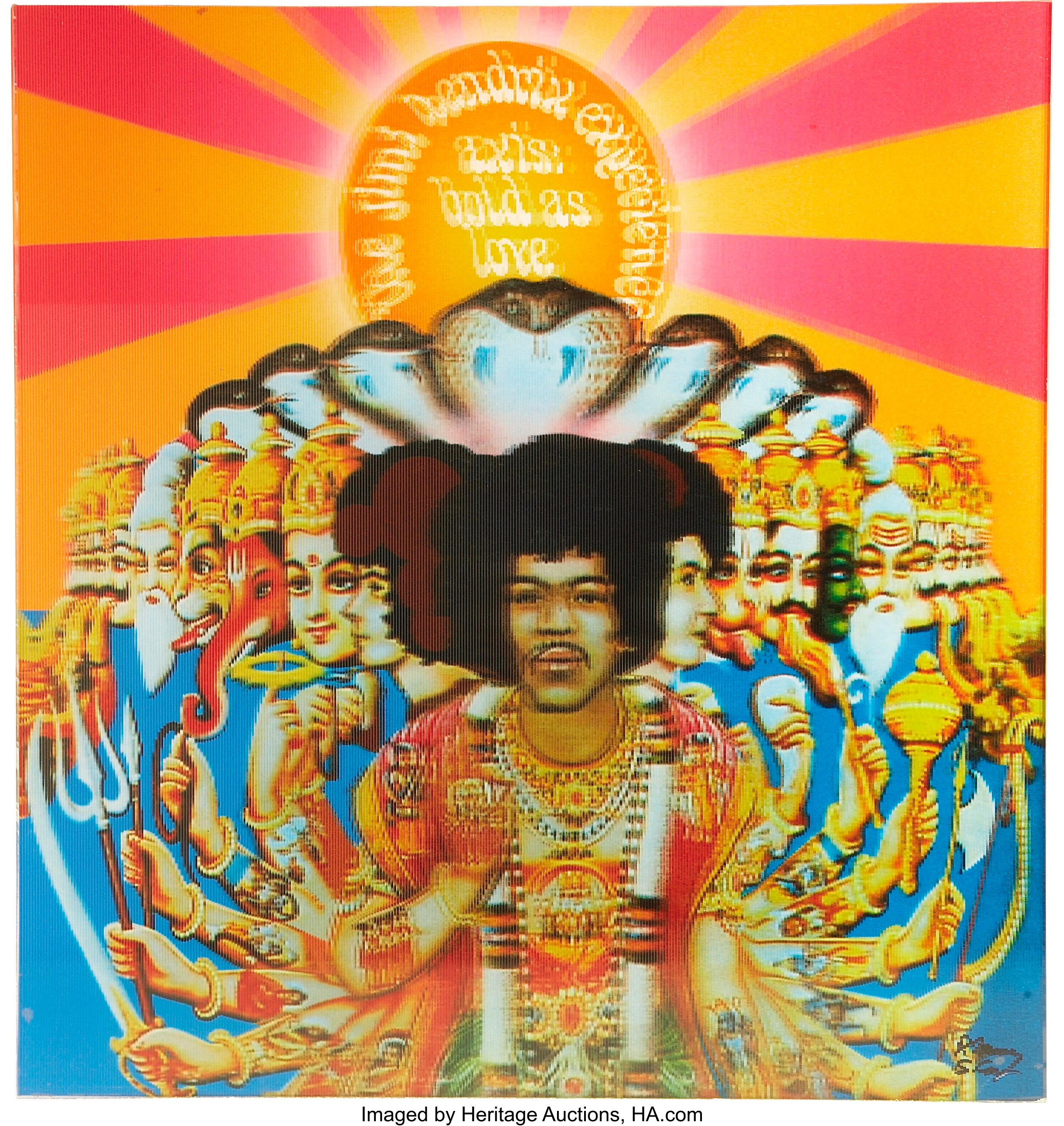 Jimi Hendrix Axis: Bold as Love Lenticular Cover.... Music | Lot