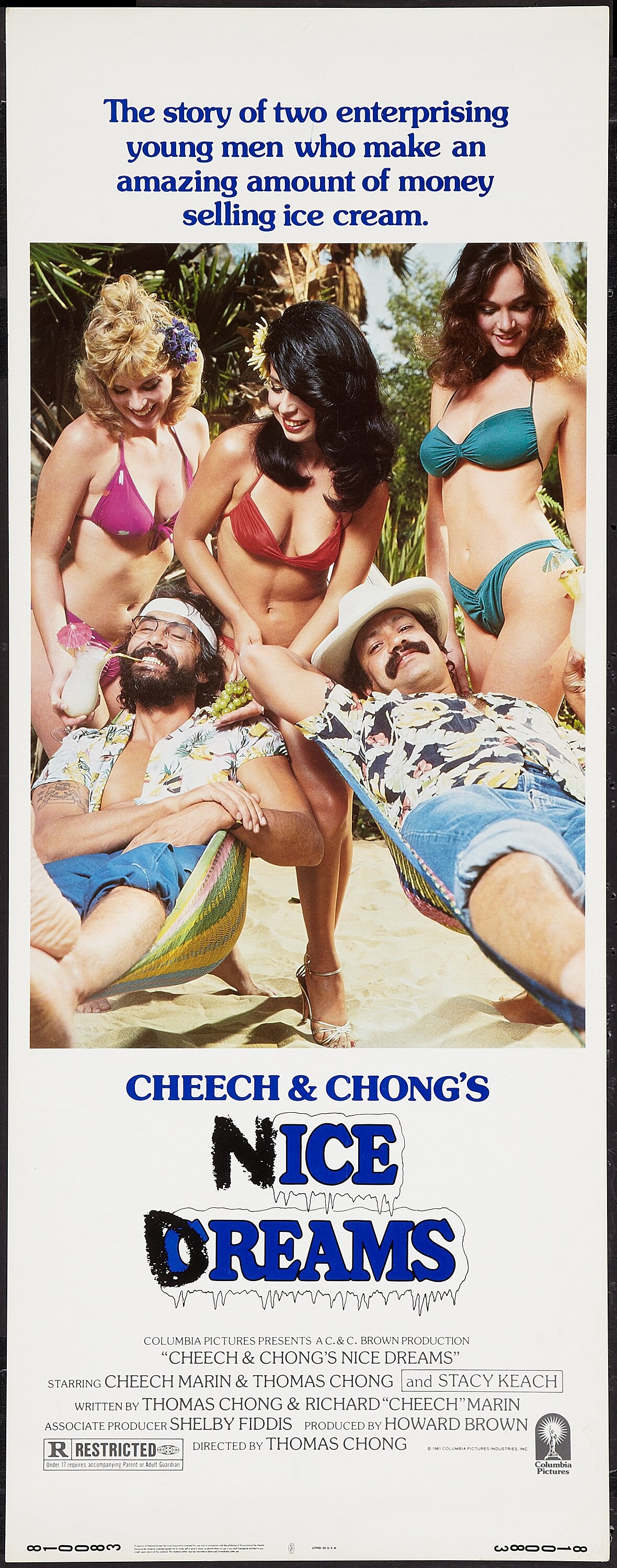 Cheech and Chong's Nice Dreams (Columbia, 1981). Insert (14