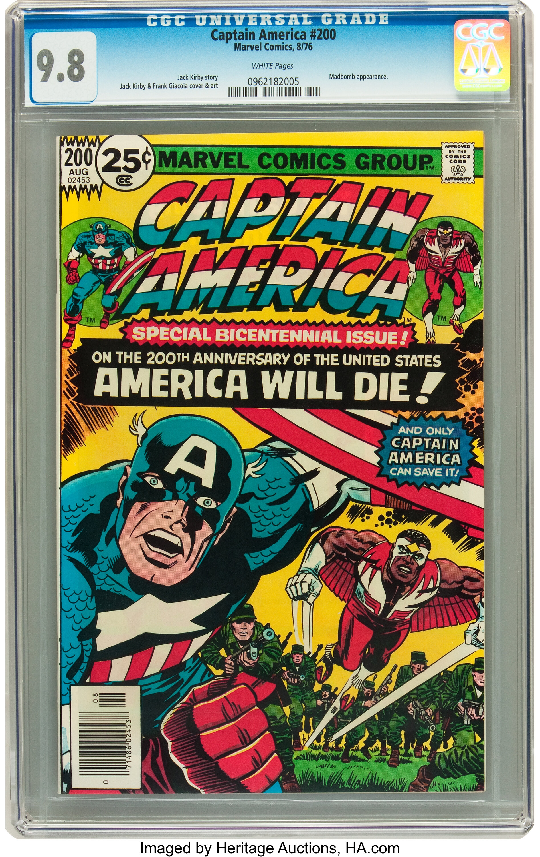 How Much Is Captain America #200 Worth? Browse Comic Prices | Heritage ...