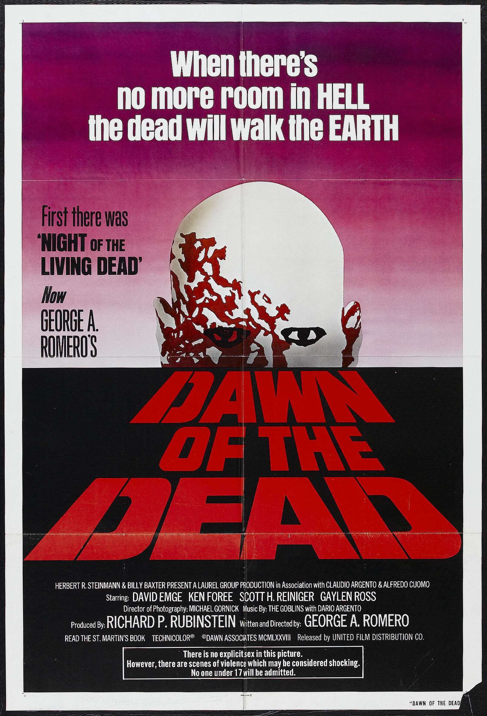 dawn of the dead 1978 movie poster