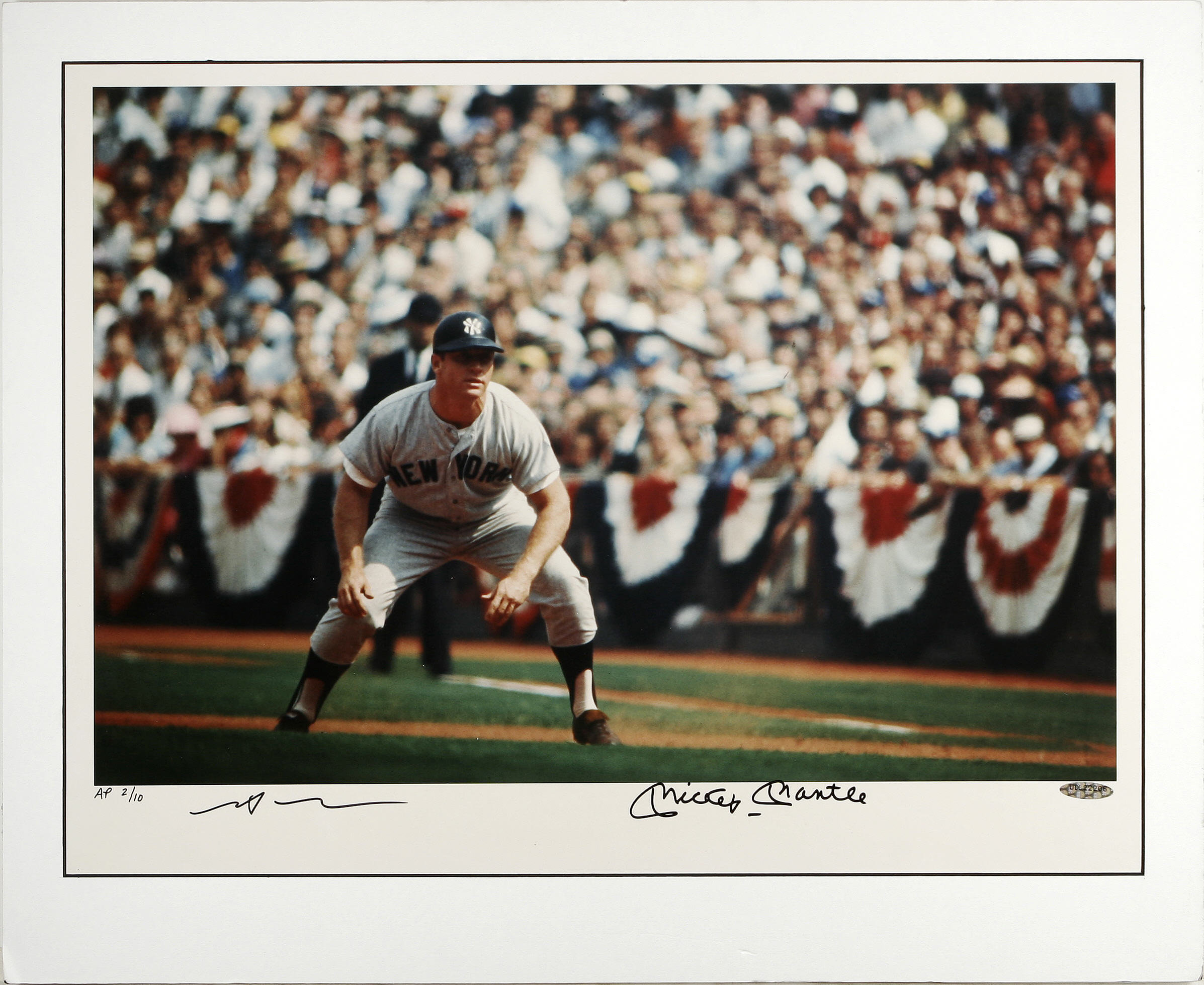 Lot Detail - Mickey Mantle Signed and Framed New York Yankees Jersey (UDA)