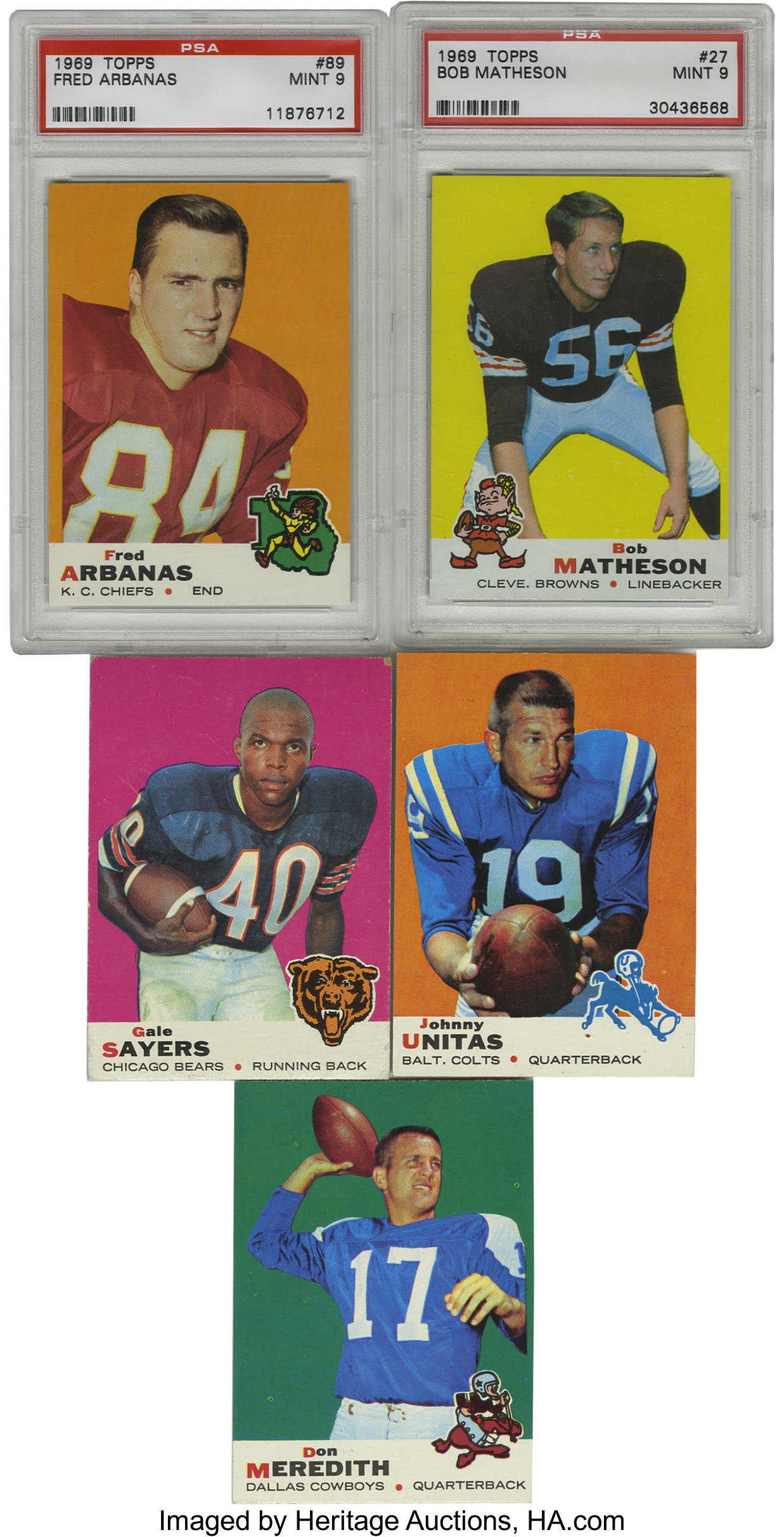 1969 Topps Football Gale Sayers Card #51 EX/MT