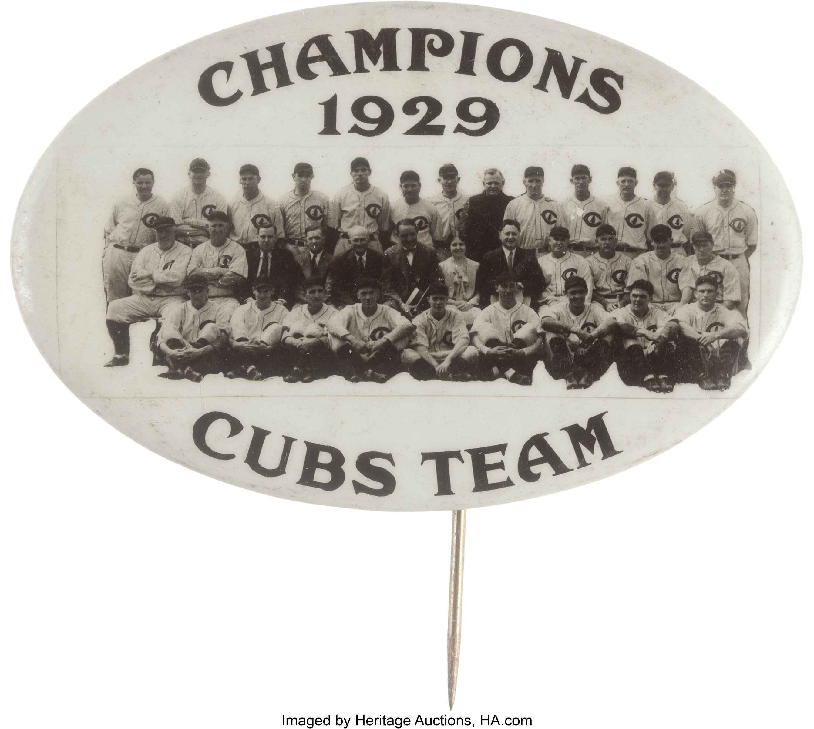 What's Unique About this 1929 Cubs' Team Photo??